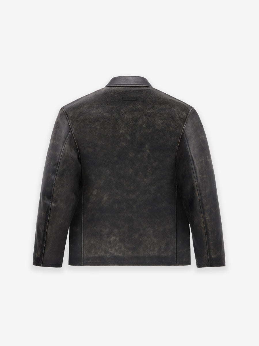 Vintage Leather Rider Jacket - 2