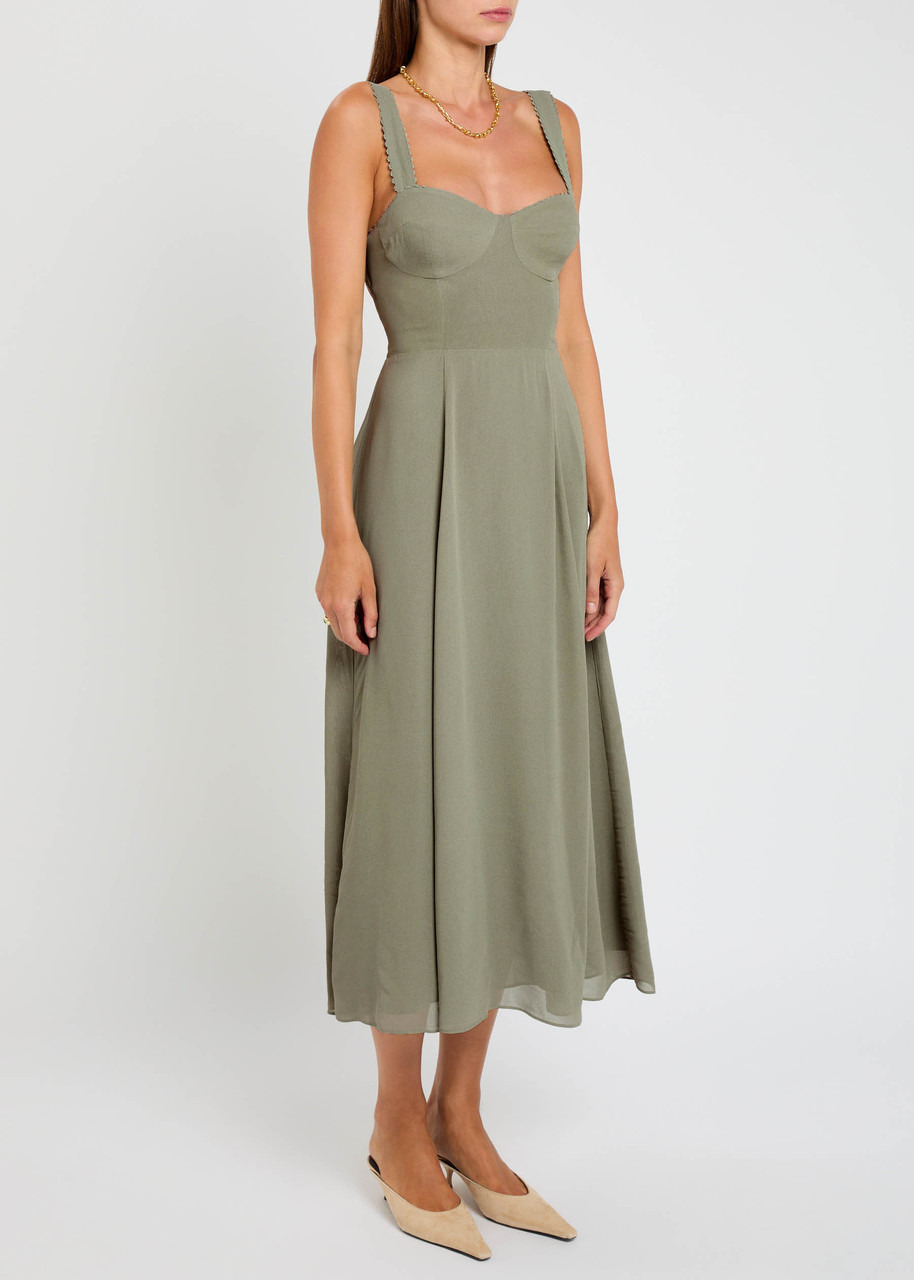 Reformation Lela Georgette Midi Dress - 2