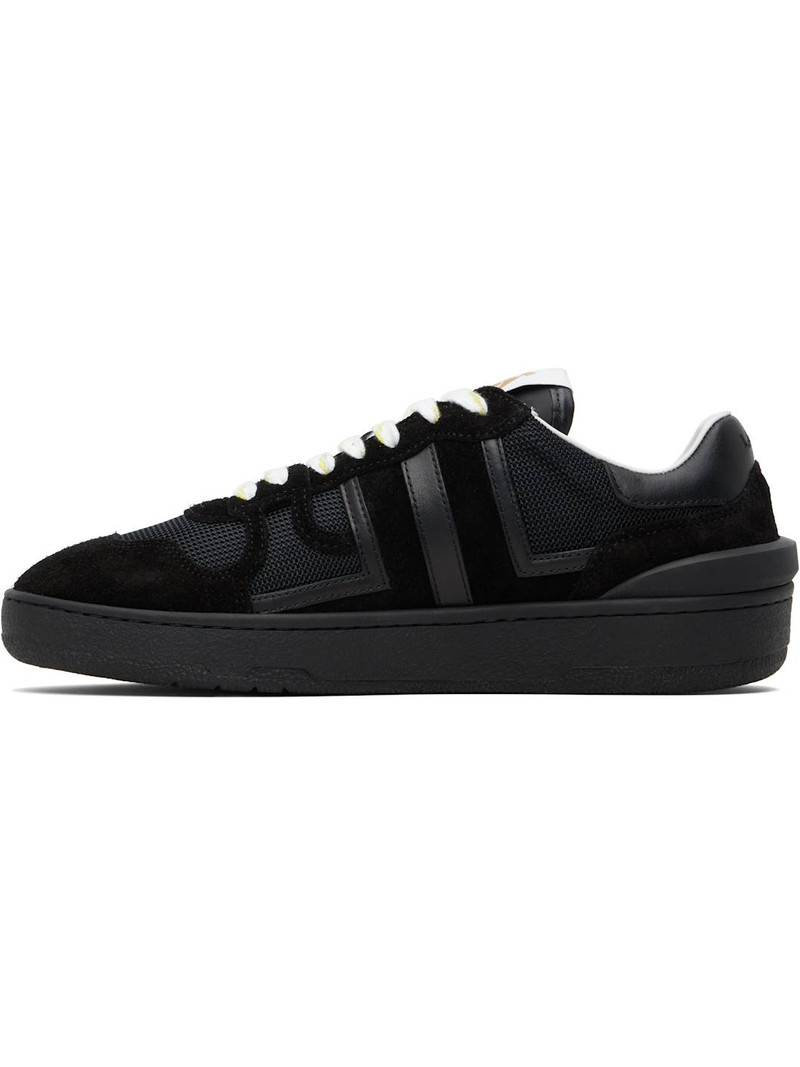 Lanvin Black Clay Mesh Sneakers outlook