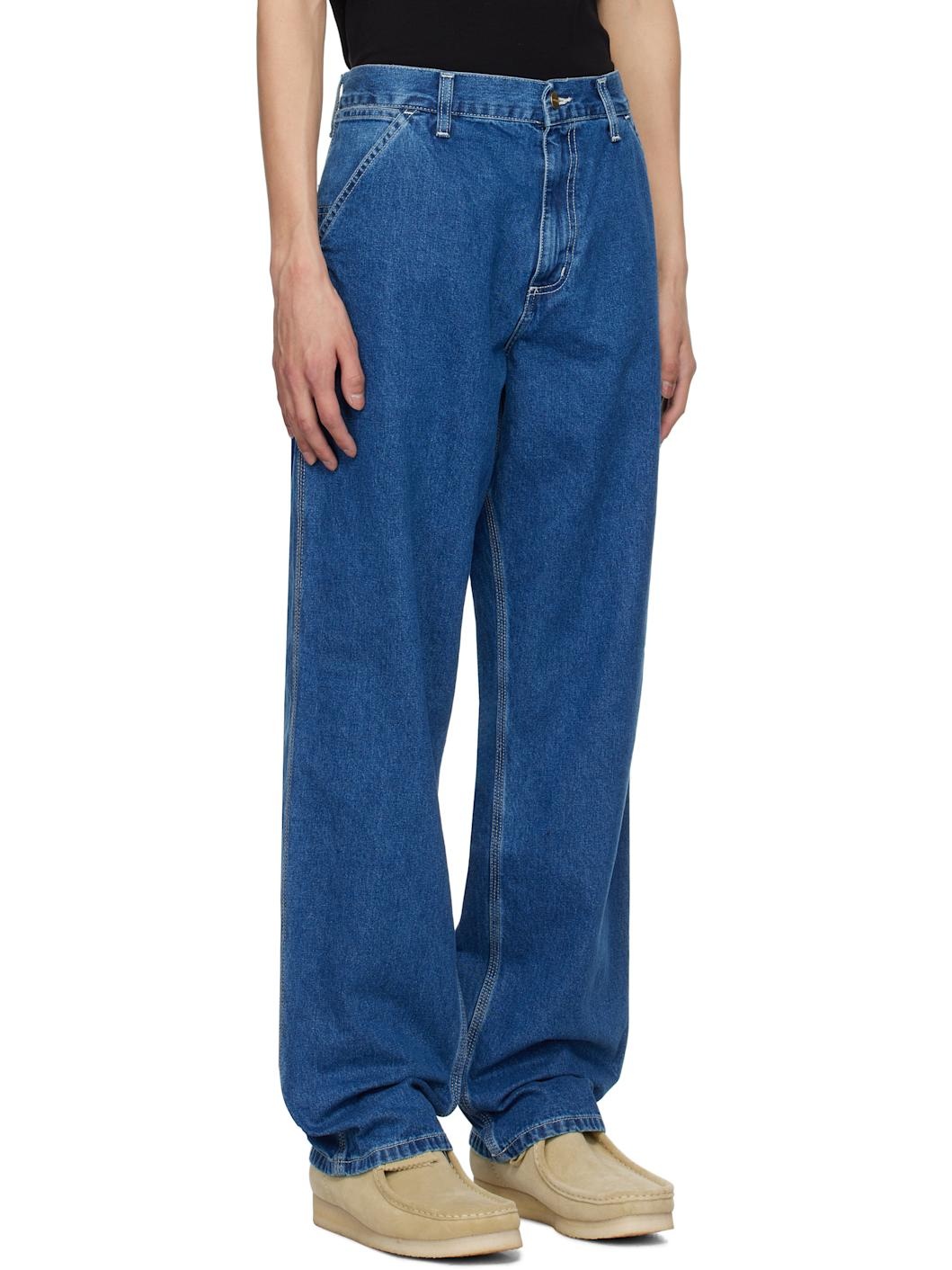 Blue Simple Jeans - 2