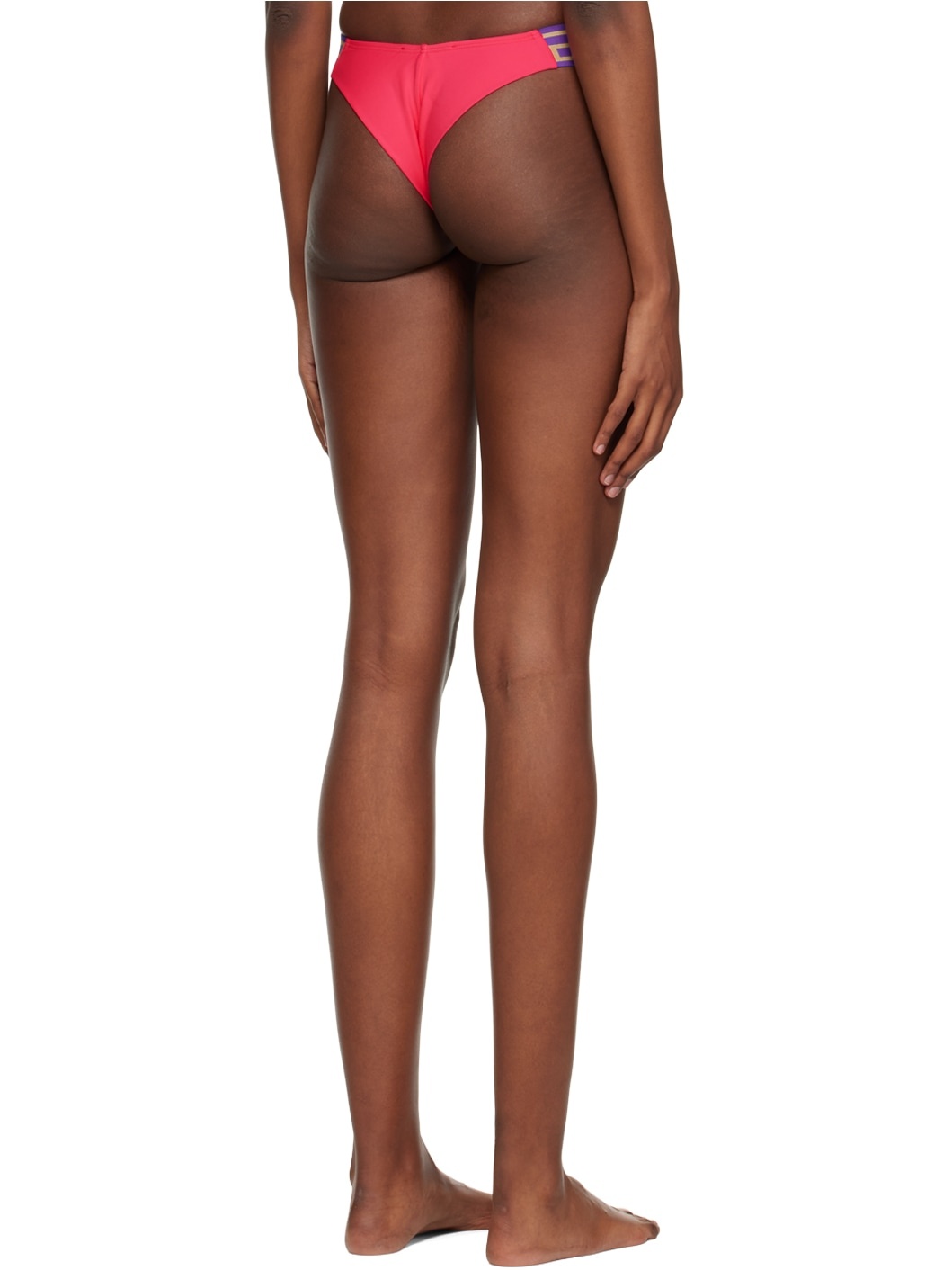 Pink Greca Border Bikini Bottoms - 3