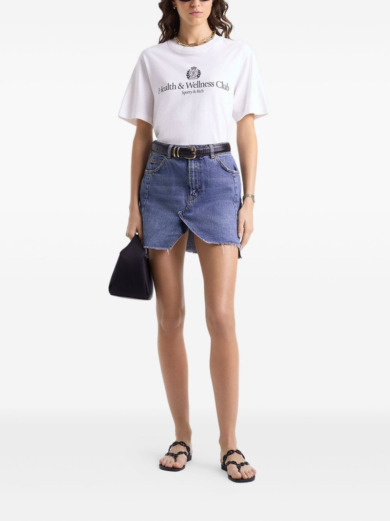 Sporty & Rich H&W logo-embellished T-shirt outlook