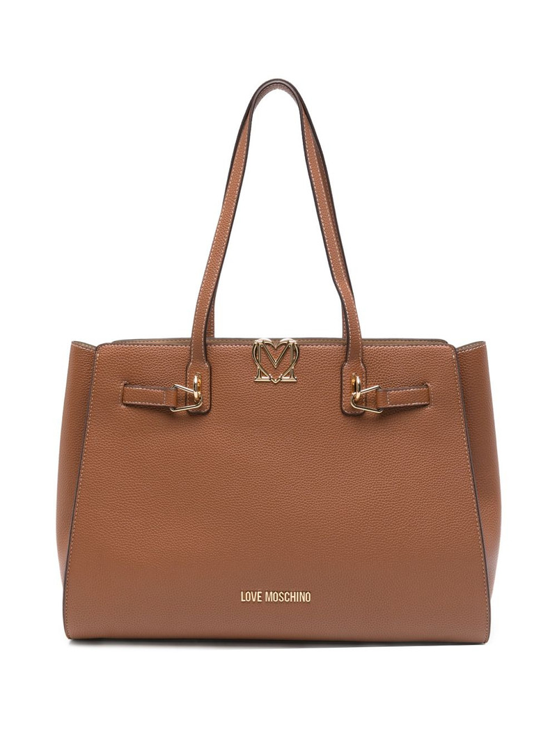 buckle logo tote bag 1