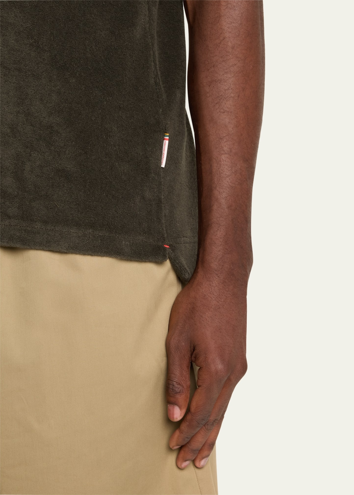 Men's Organic Cotton Terry Short-Sleeve Polo Shirt - 5