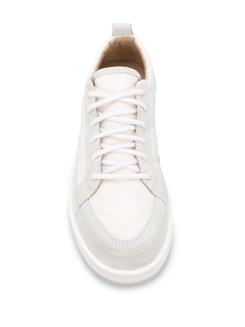 white Les Baskets suede sneakers - 4