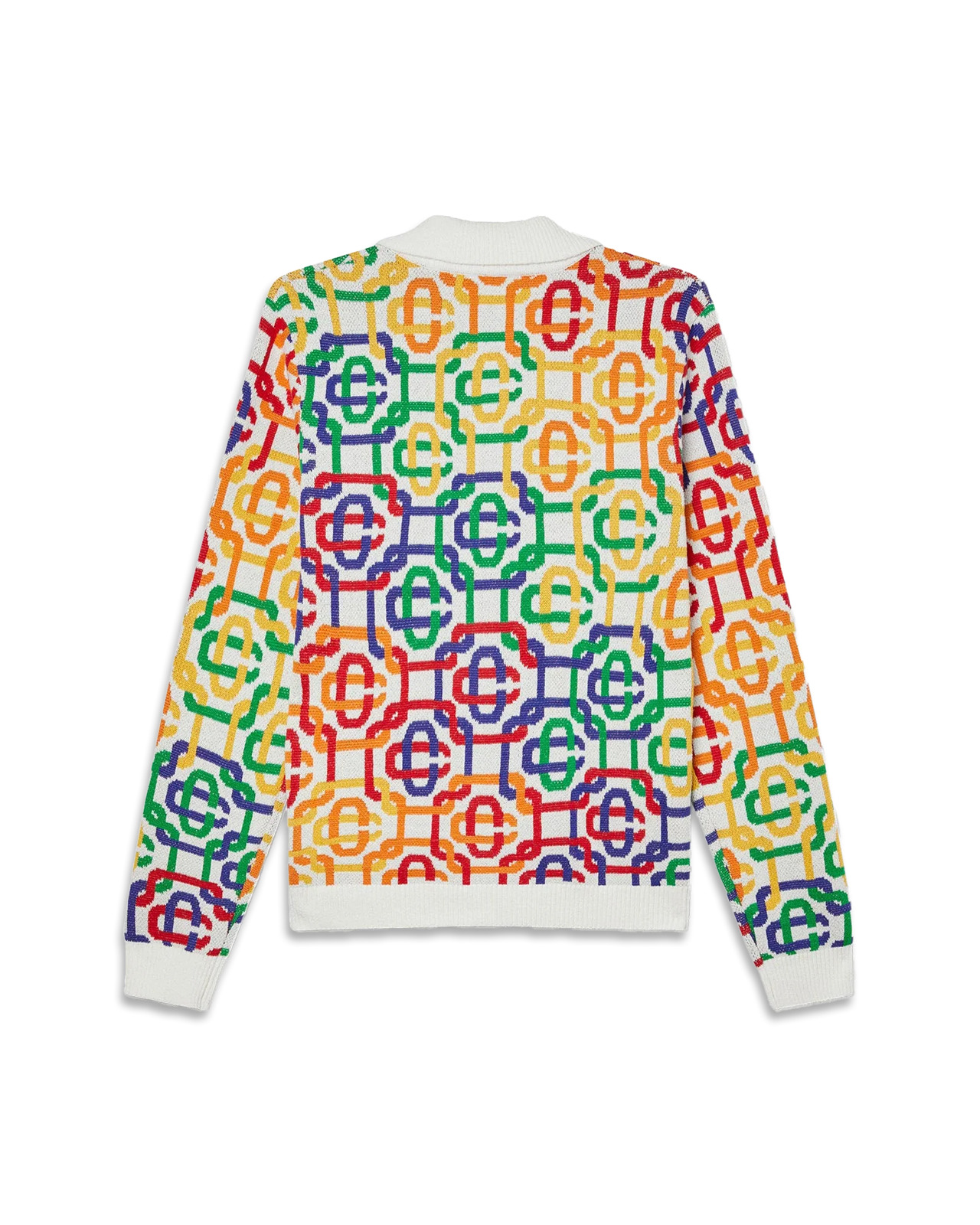 Rainbow Monogram Zip Up Jumper - 2