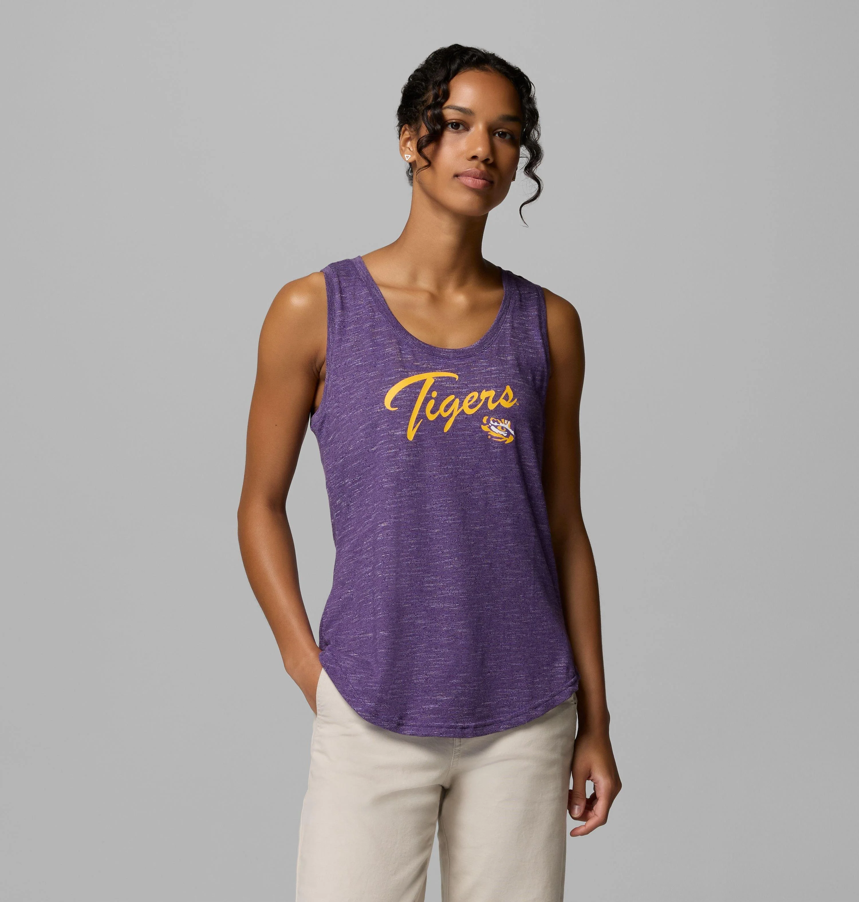Women's Collegiate Cades Cape Tank - LSU - 1