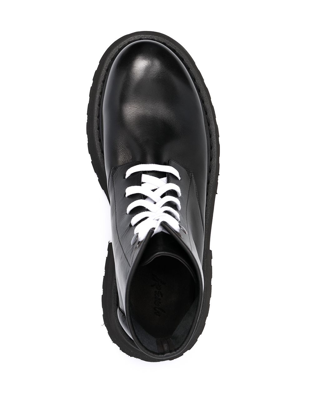 lace-up leather boots - 4