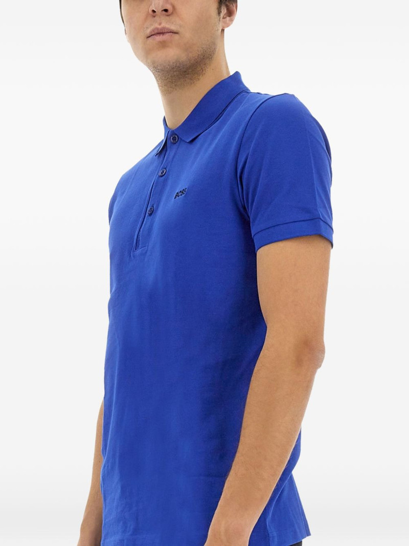 piqué-weave cotton polo shirt 4