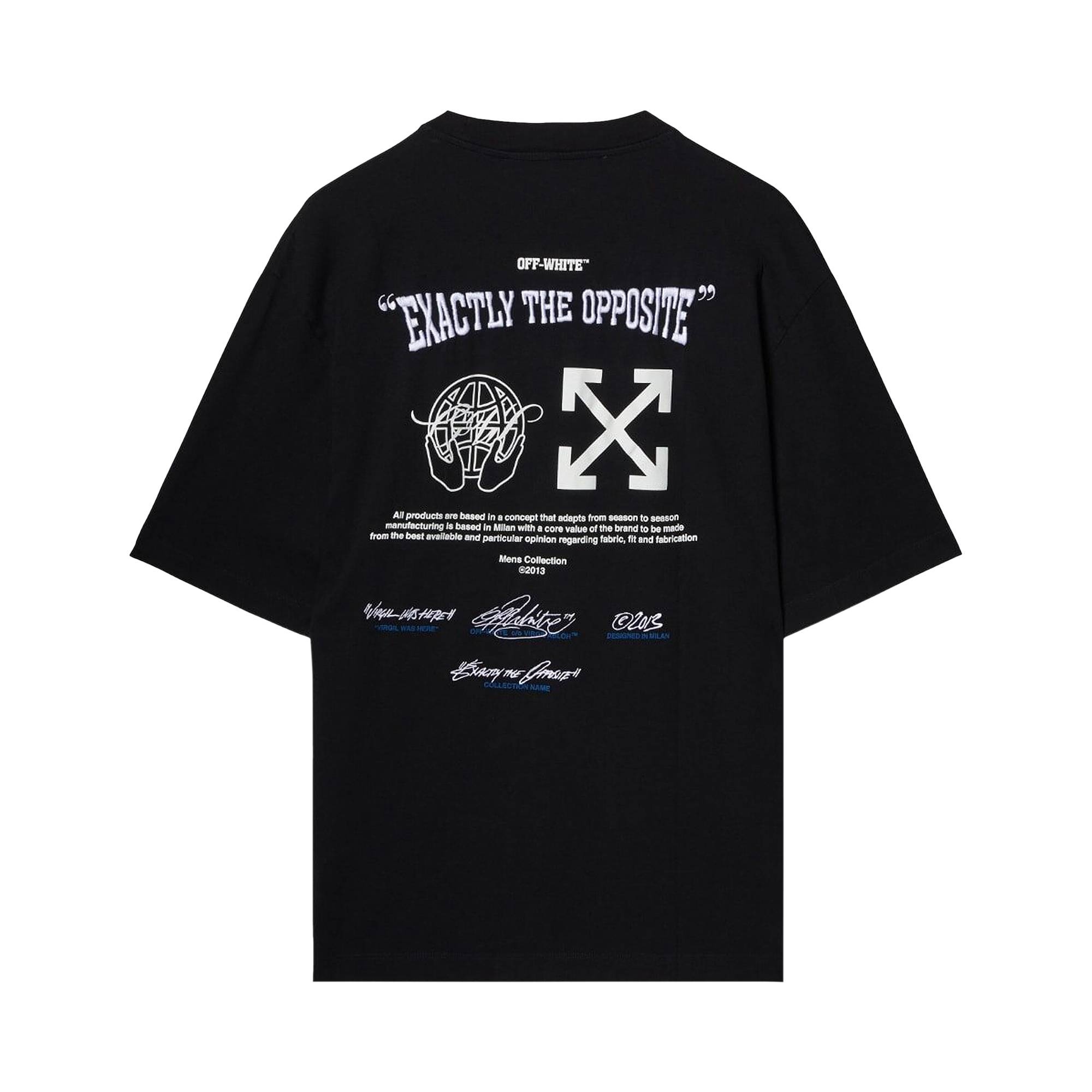 Off-White Off-White Exact Opp Over Skate Short-Sleeve Tee 'Black