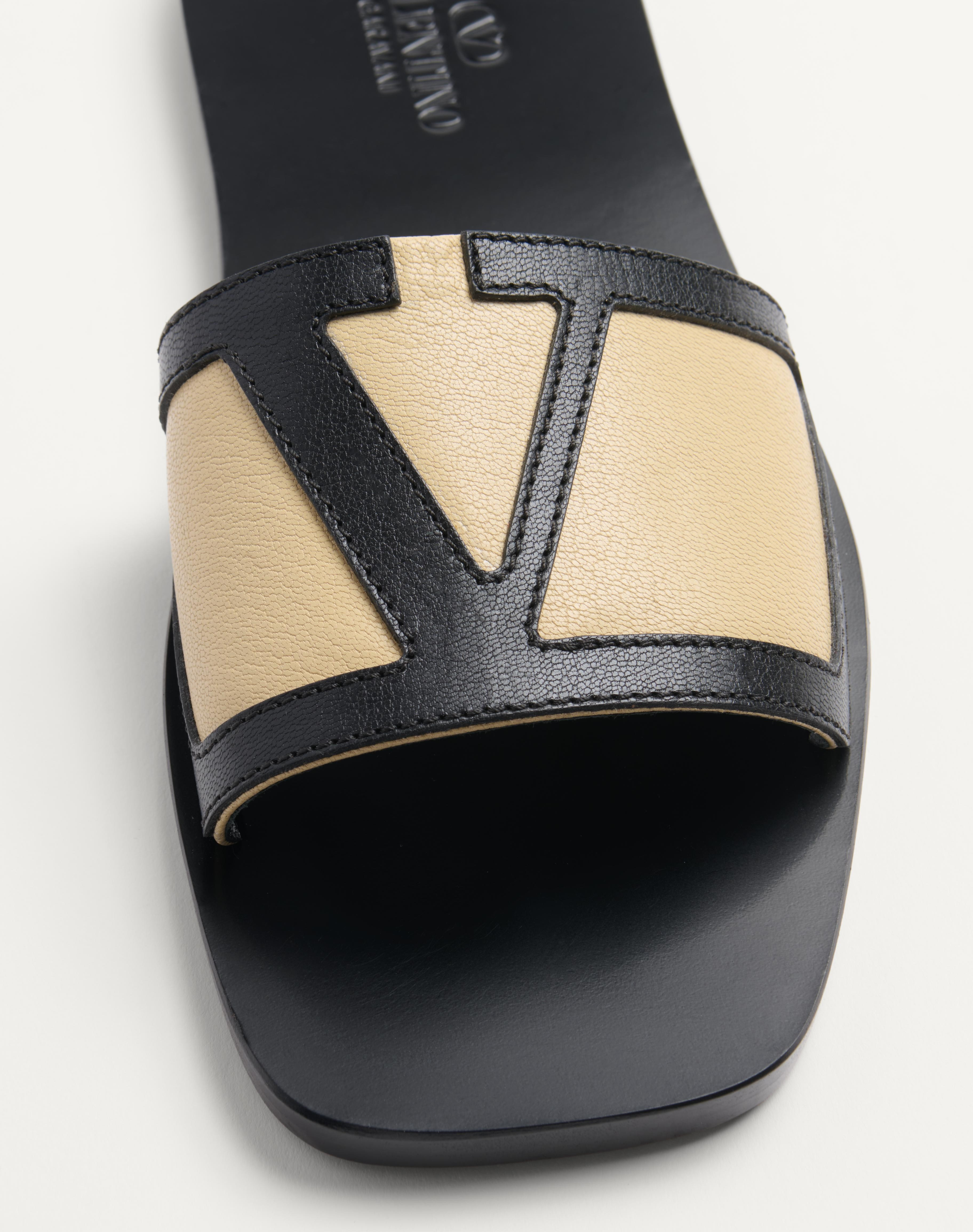VIVA SUPERSTAR SLIDE SANDAL IN NAPPA LEATHER - 3