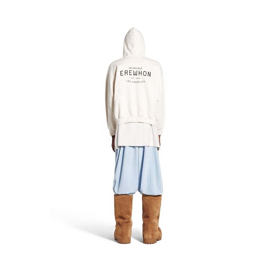 Erewhon® Los Angeles Zip-up Hoodie Medium Fit in Beige/black - 4