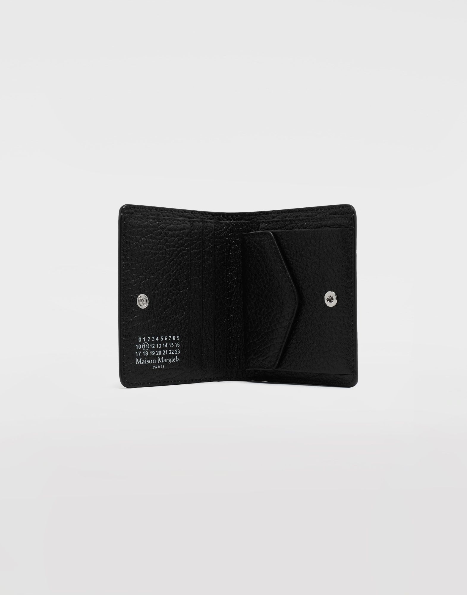 Leather popper wallet - 3