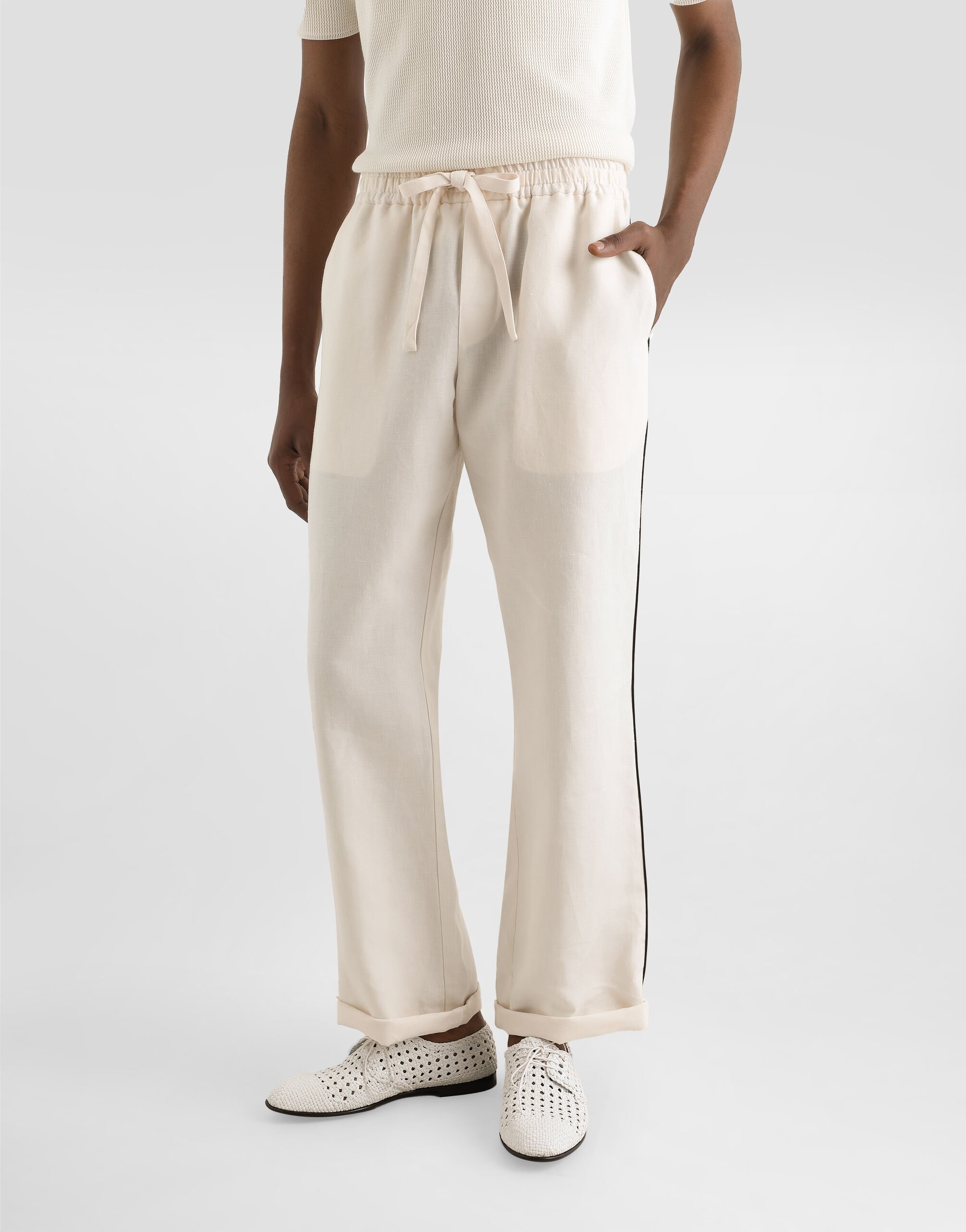 Linen fabric pajama pants - 4