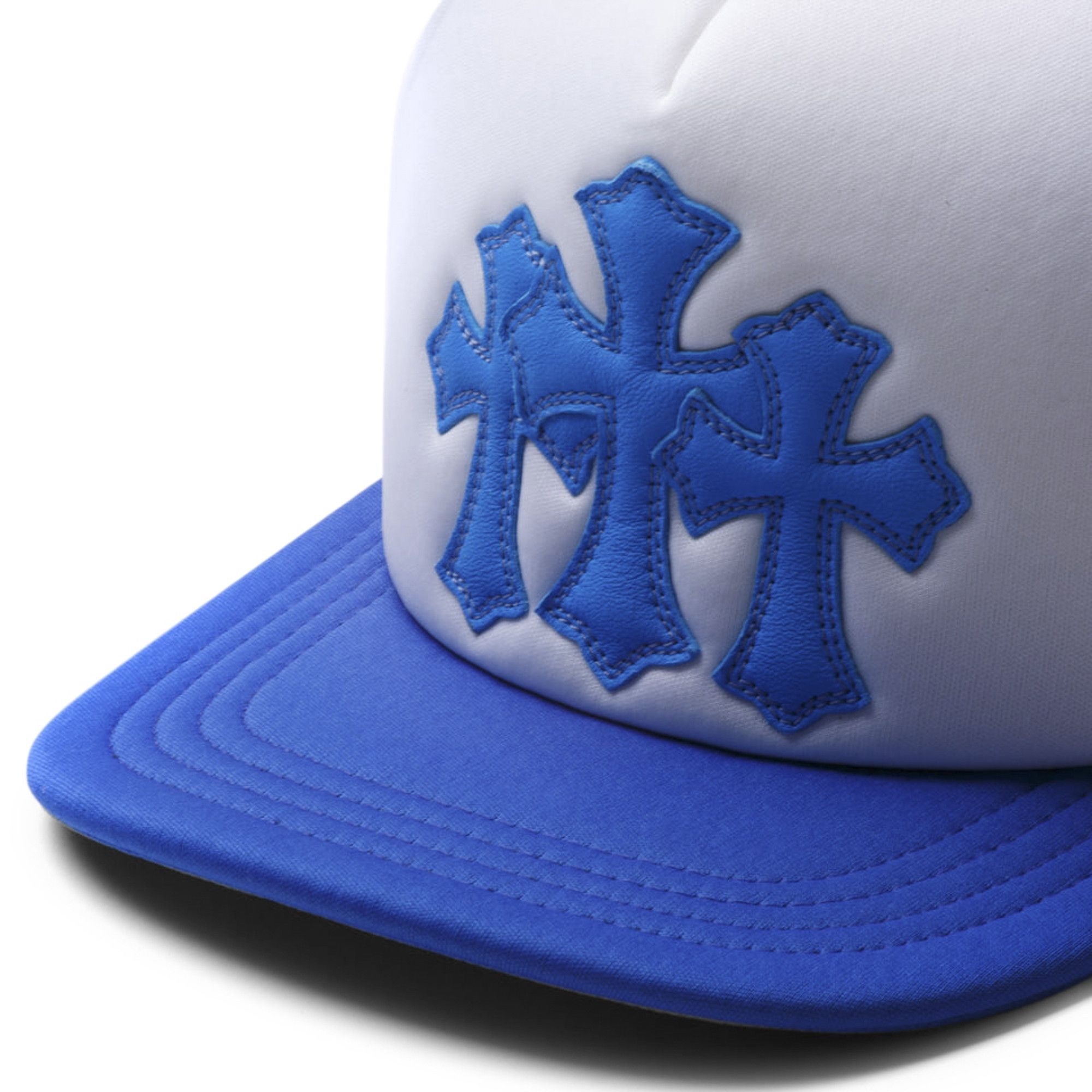 Chrome Hearts Cemetery Trucker Hat 'Blue' - 3