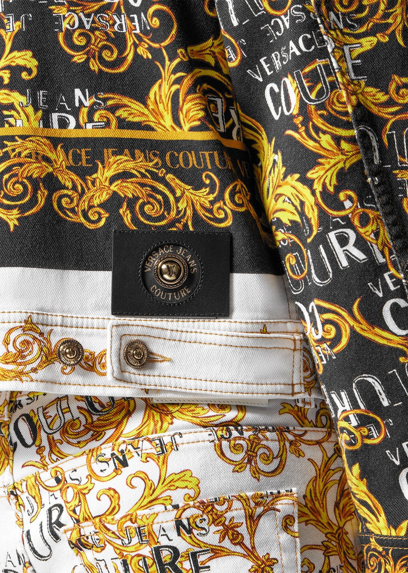 Logo Couture Denim Jacket 5