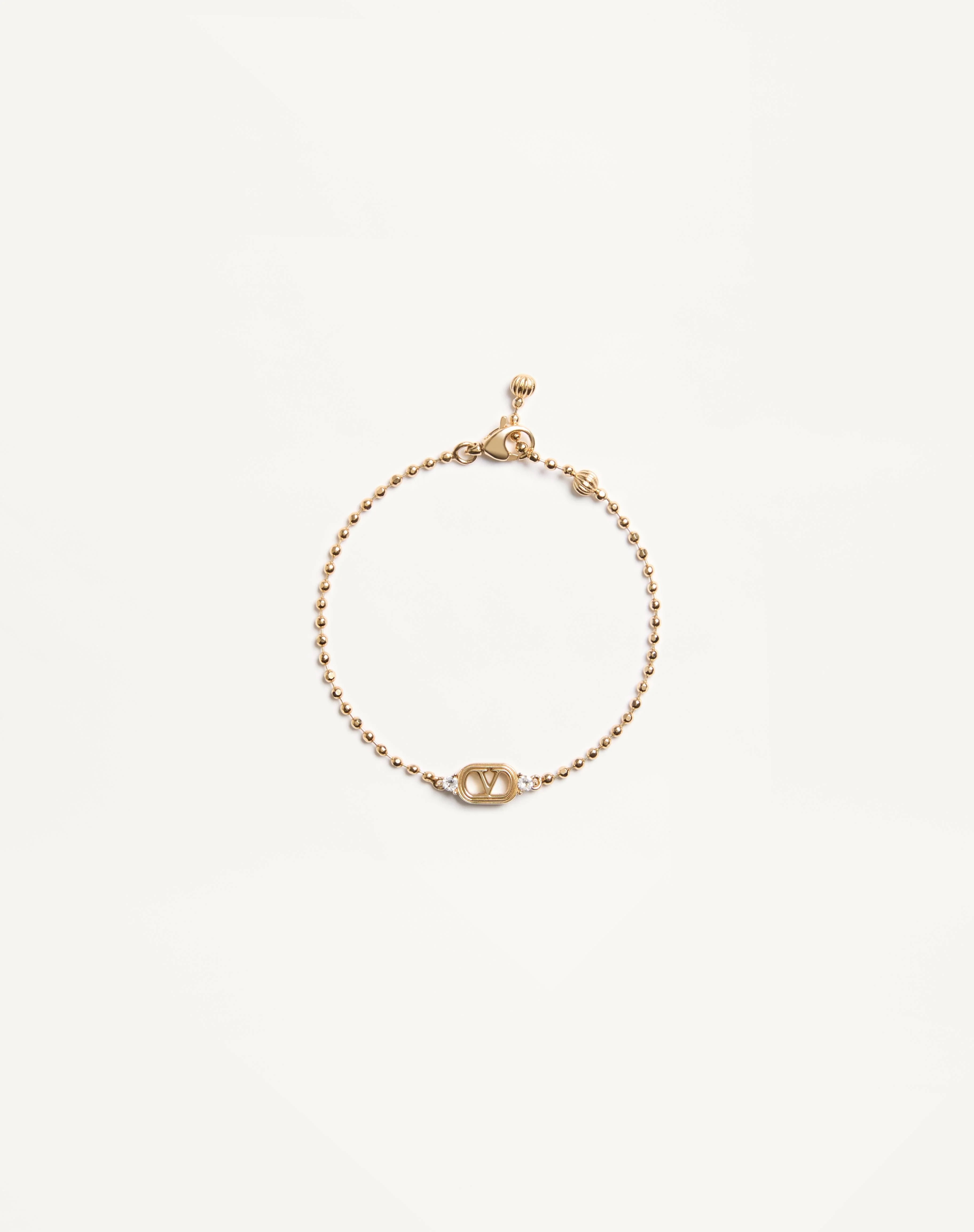 OVALETTE BRACELET IN METAL AND SWAROVSKI® CRYSTALS - 1