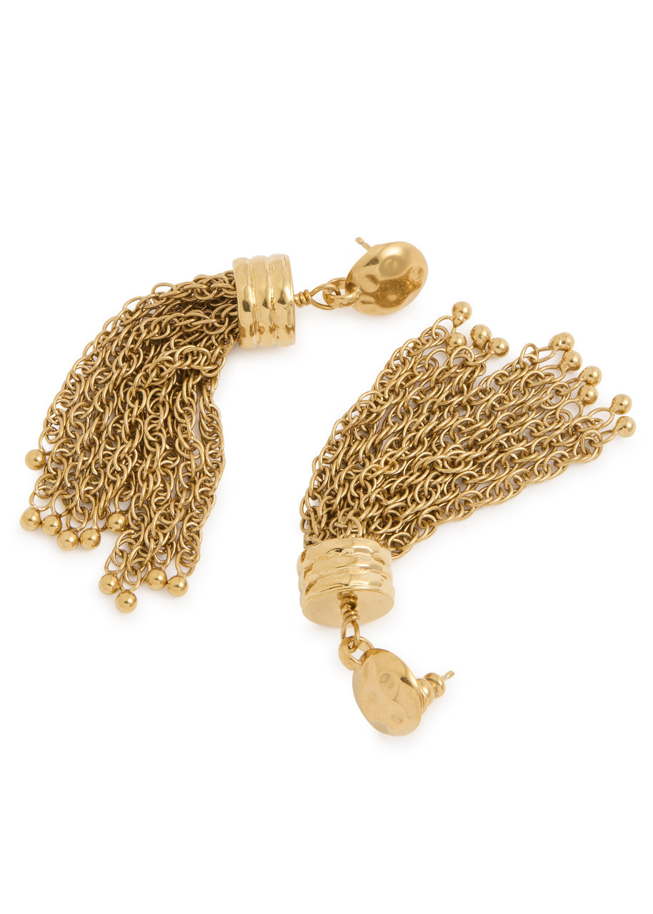 Chloe The Pompoms Tassel Drop Earrings - 3
