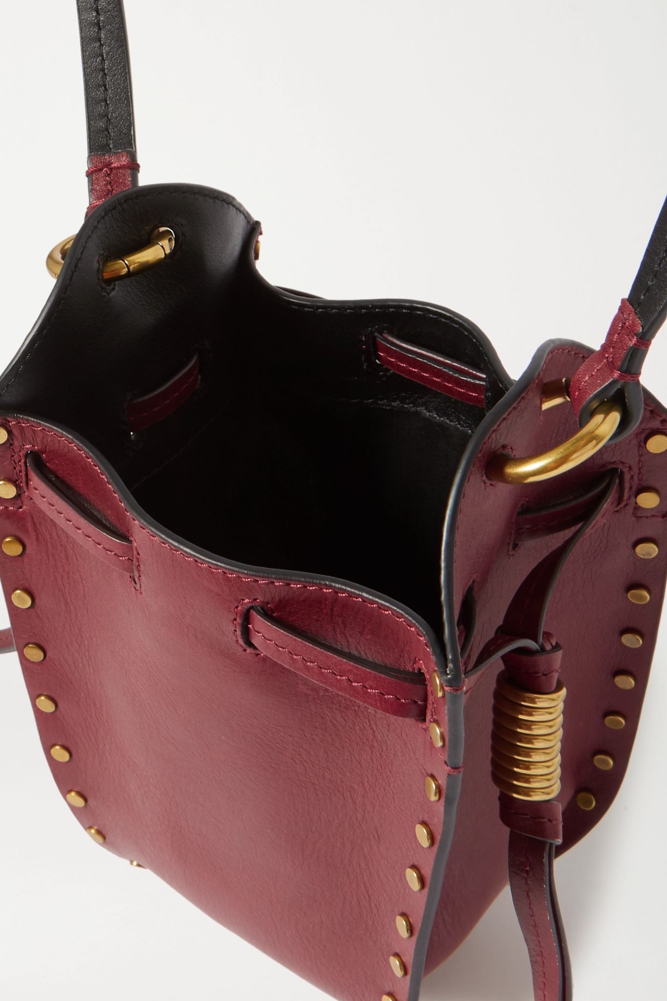 Radji studded leather bucket bag - 5