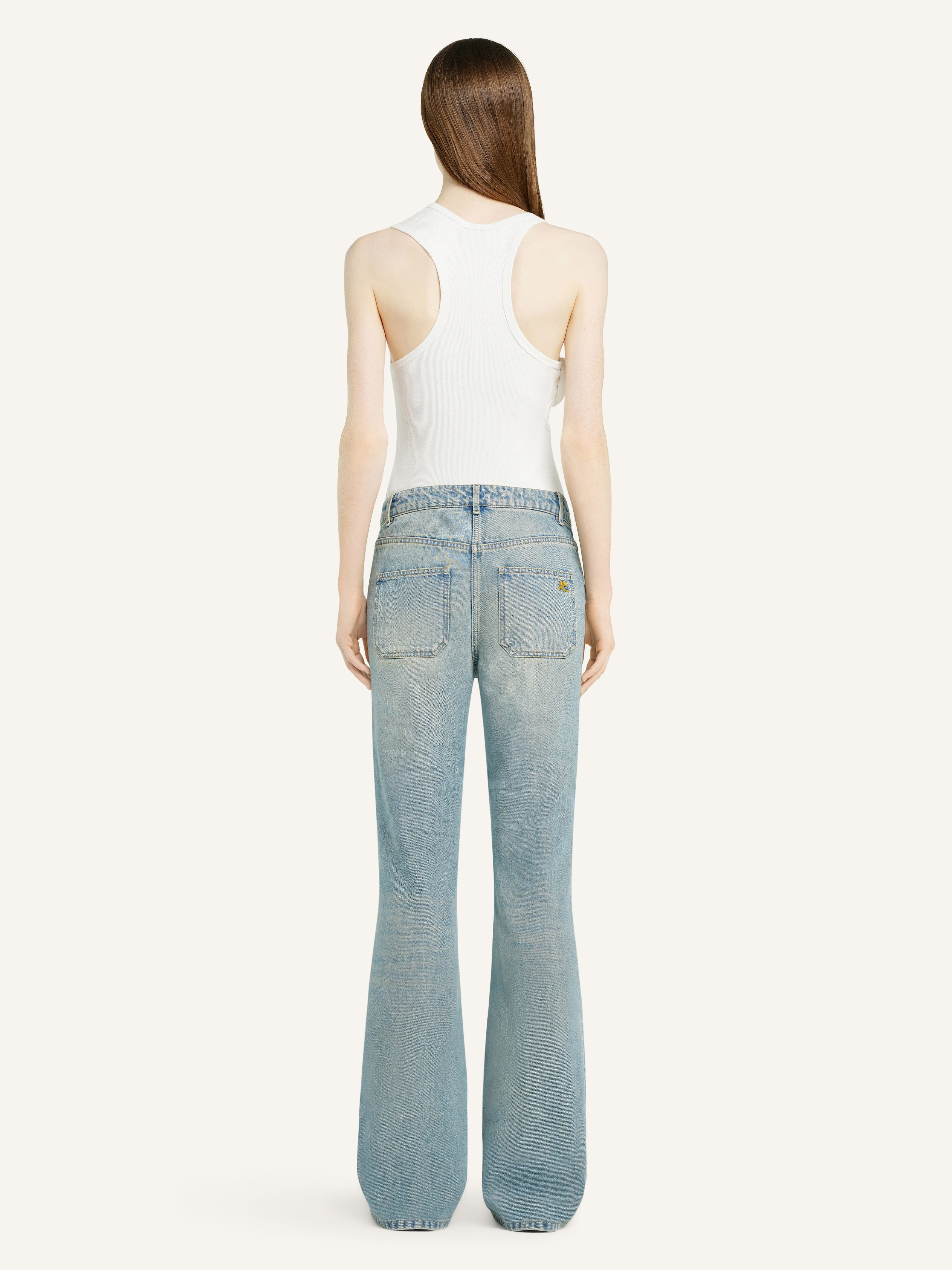 BOOTCUT DENIM PANTS - 4