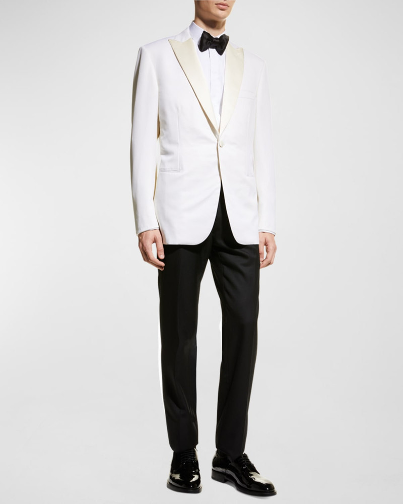 Brioni Men's Solid Wool Dinner Jacket outlook