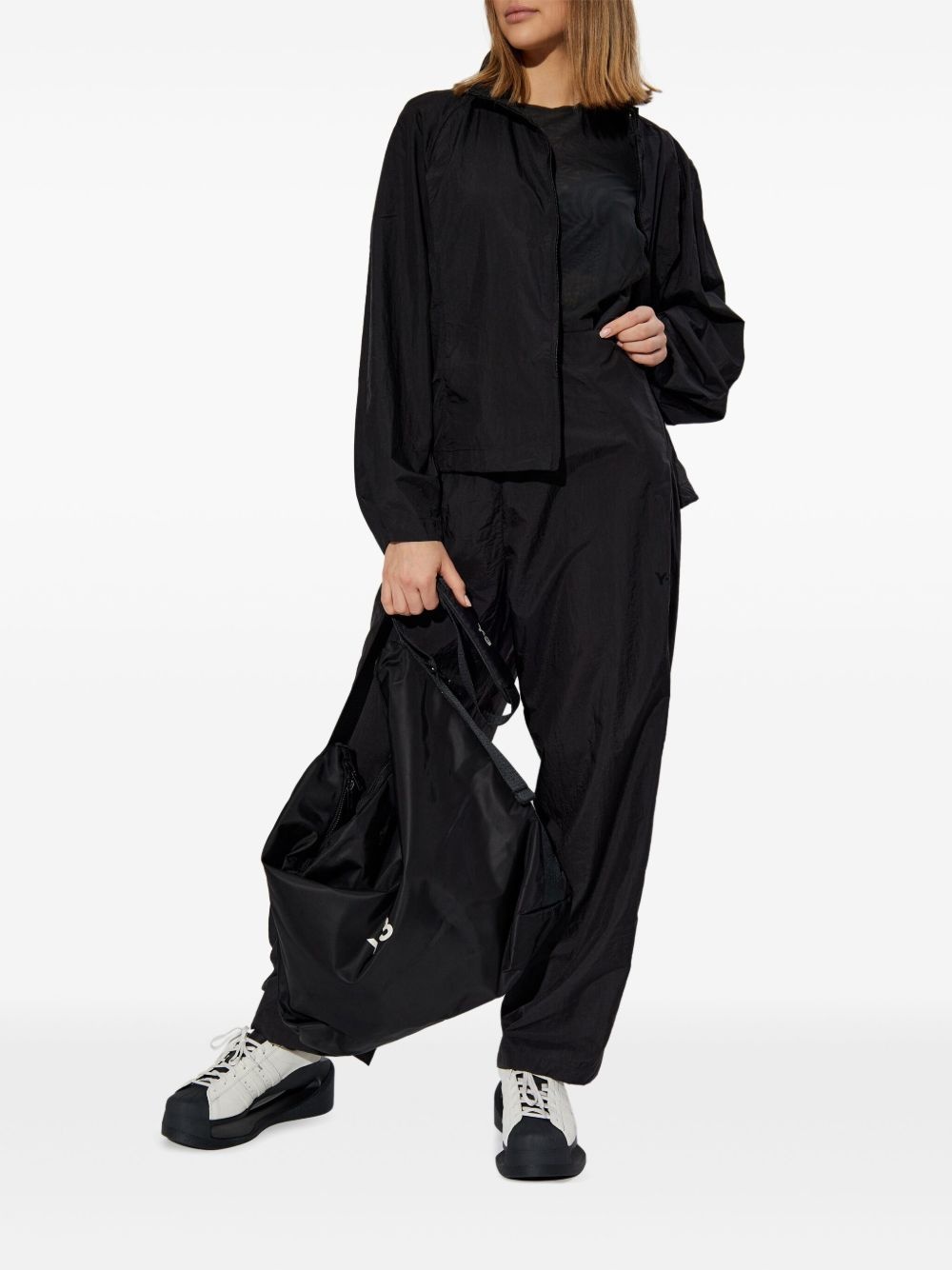 wide-leg utility trousers - 2