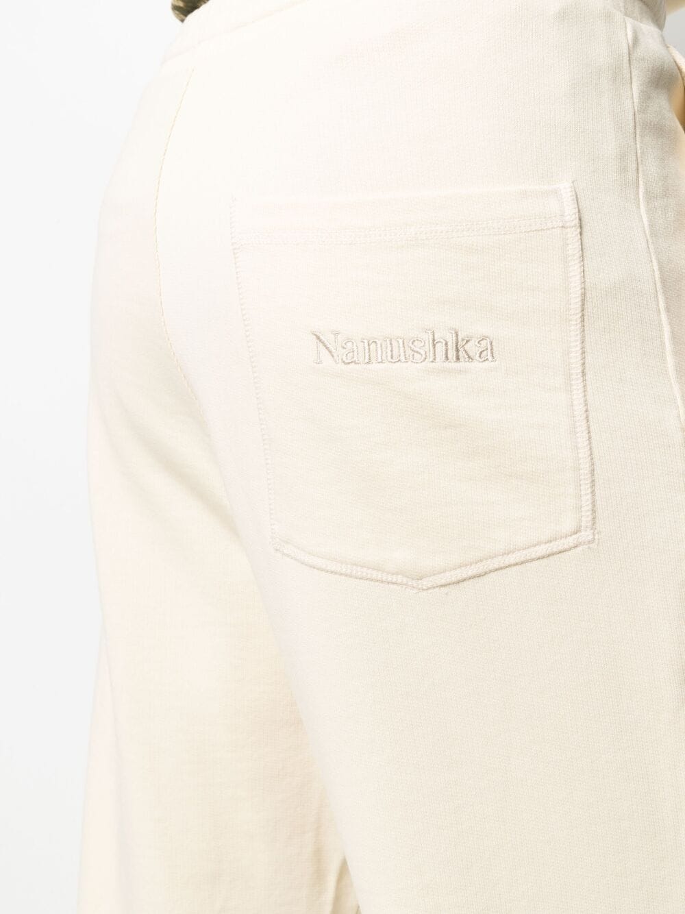 logo-embroidered track pants - 6