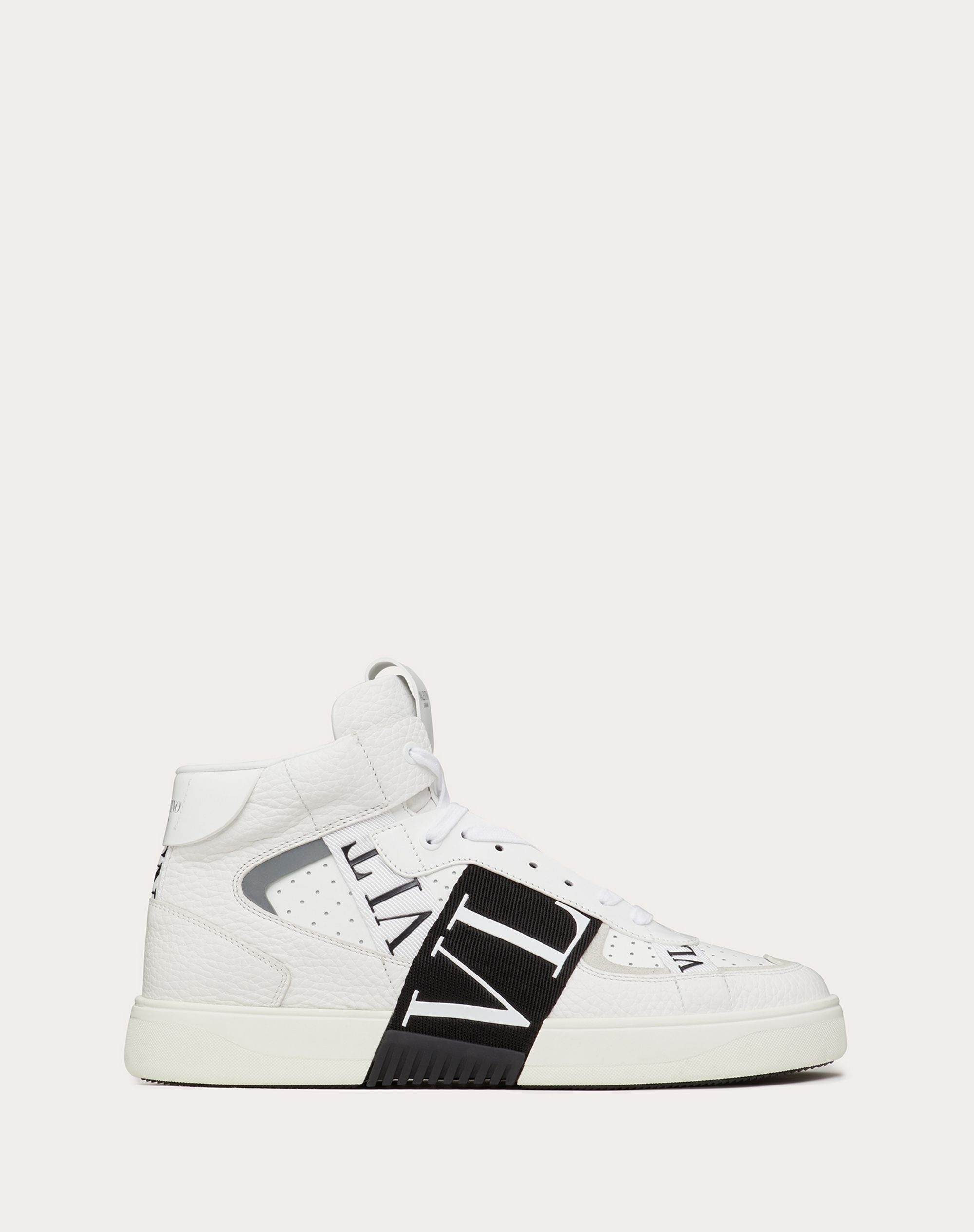 Mid-Top Calfskin VL7N Sneaker with Bands - 2