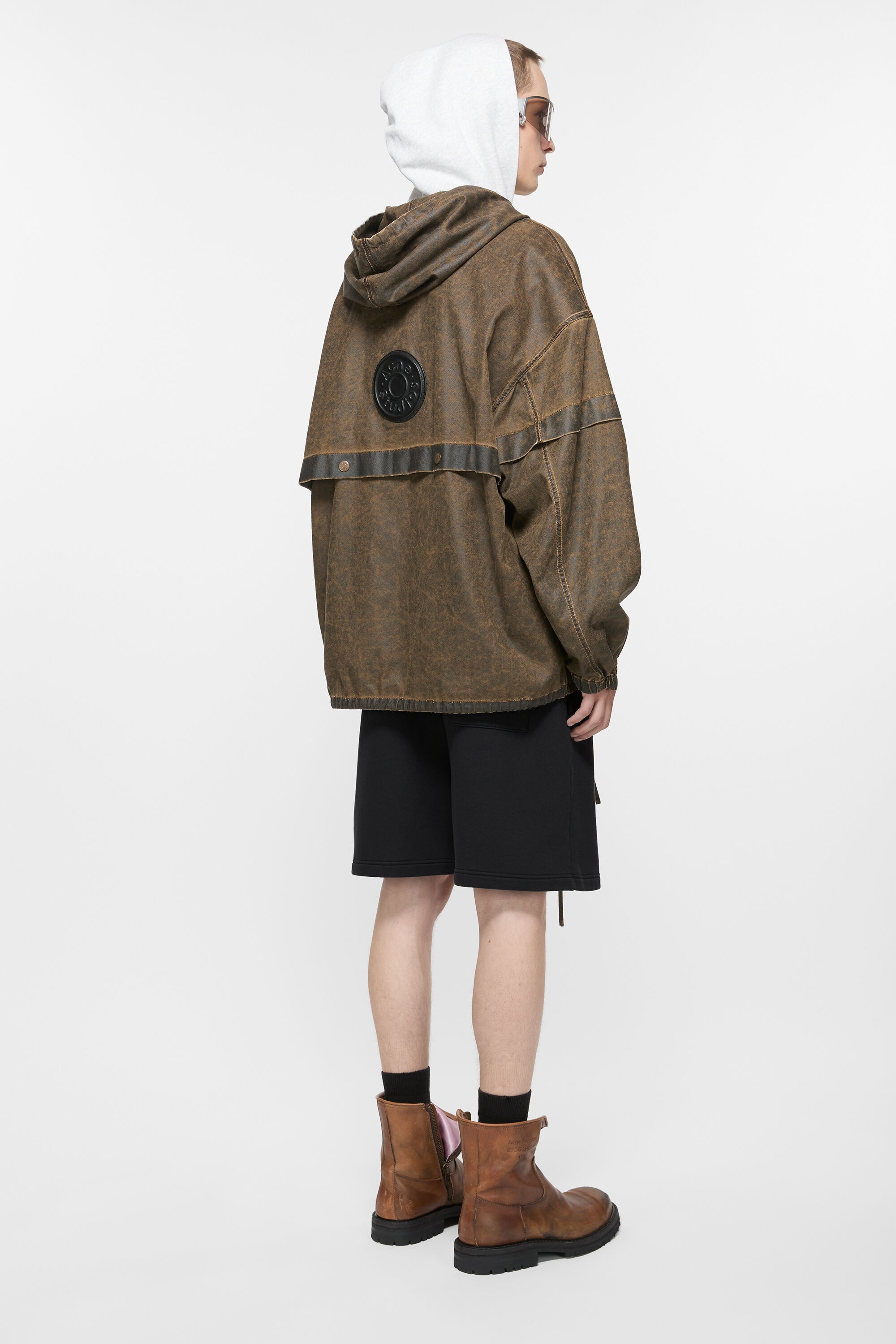 Fleece shorts - Black - 3