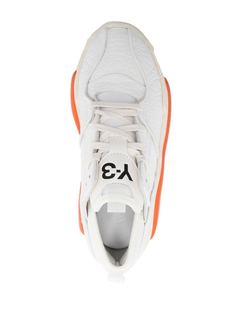 colour-block lace-up sneakers - 7