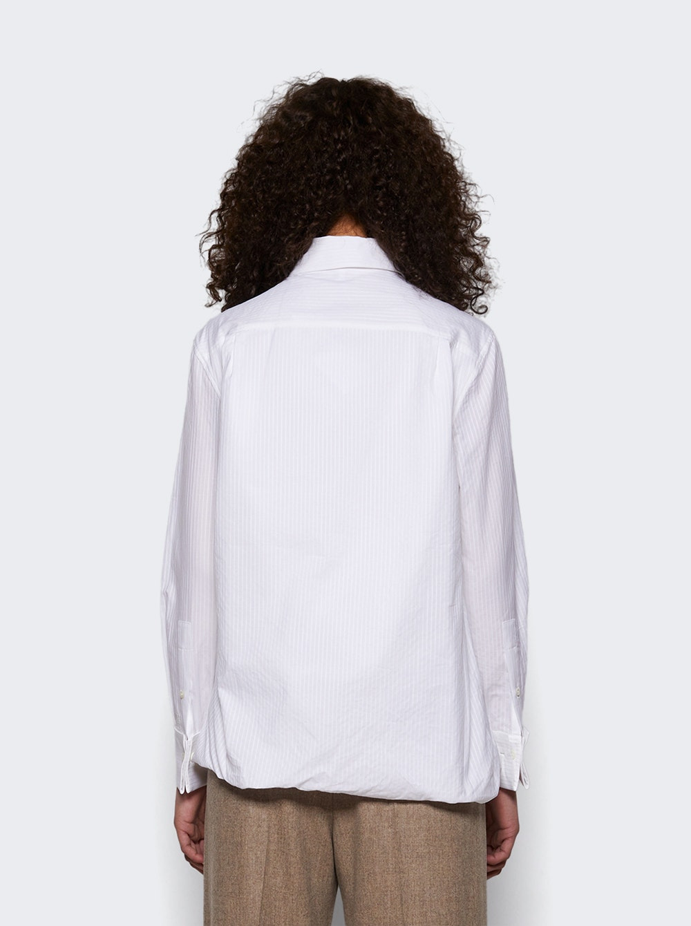 Belted Shirt Optic White - 4