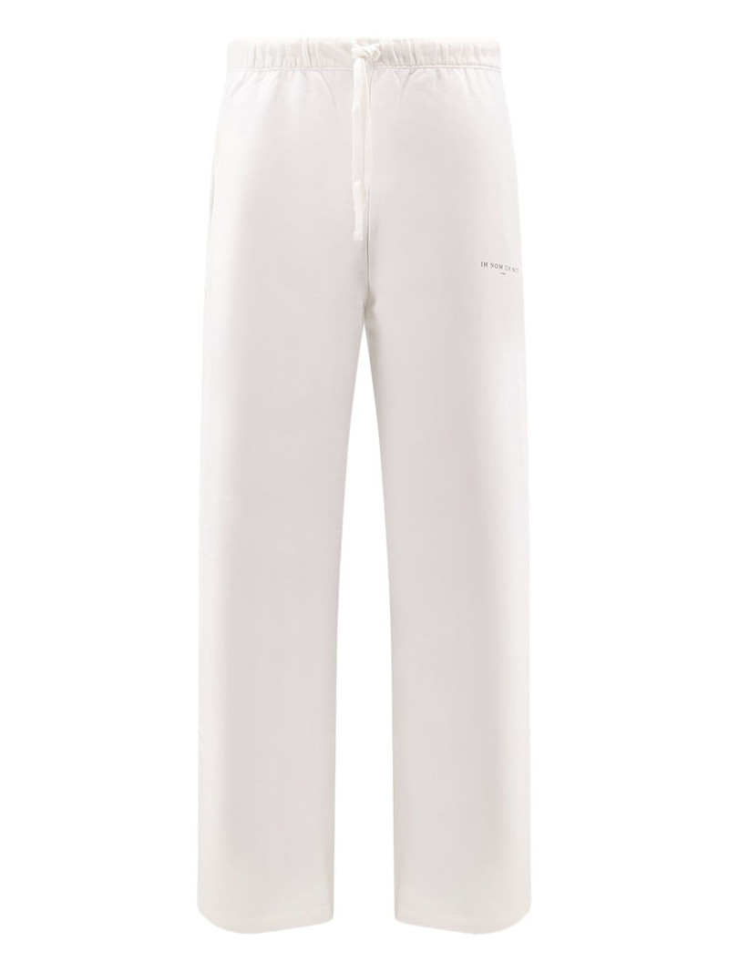 cotton track pants 1