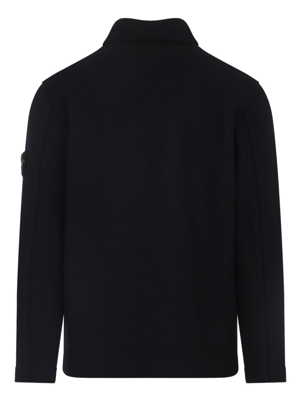 patch-pocket wool shirt - 2