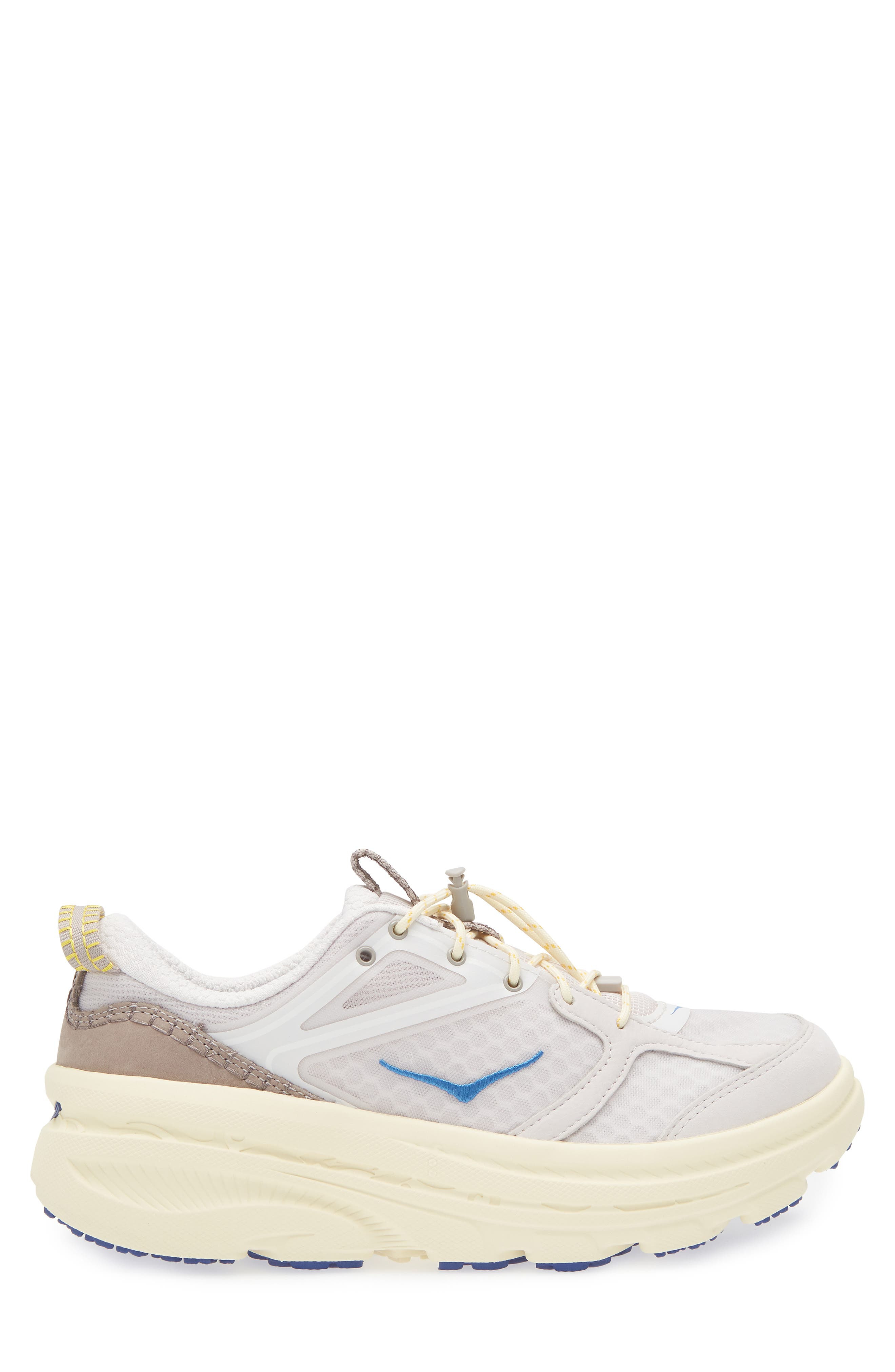 HOKA Bondi B3LS Sneaker in Grout /Vintage Yellow at Nordstrom - 3