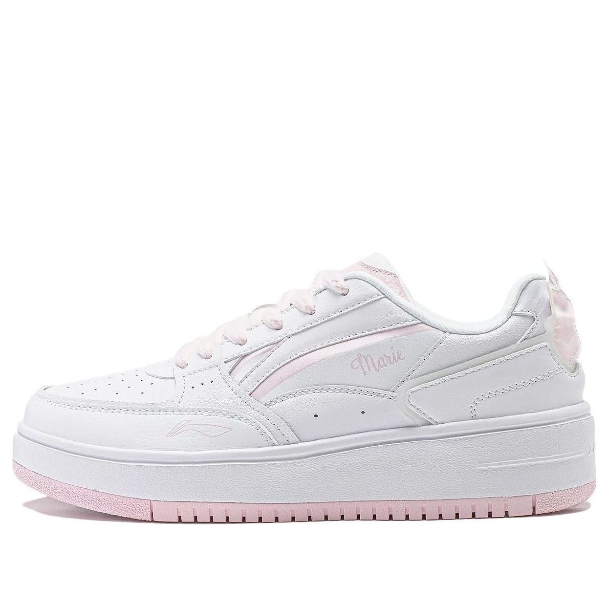 (WMNS) Li-Ning x Disney Marie Cat Skate Shoes 'White Pink Blue' AGCT382-7 - 1