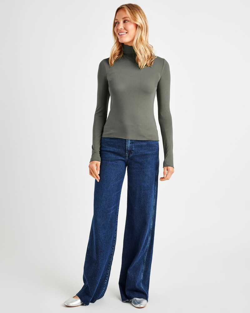 Bamboo Blend Long Sleeve Turtleneck 3