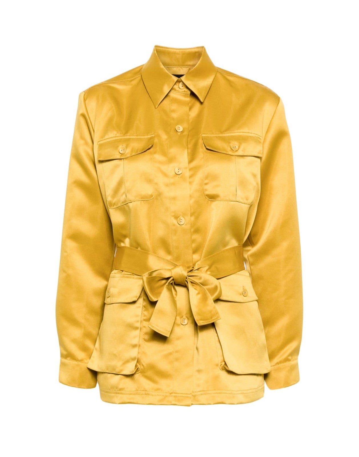 Satin Safari Jacket - 6