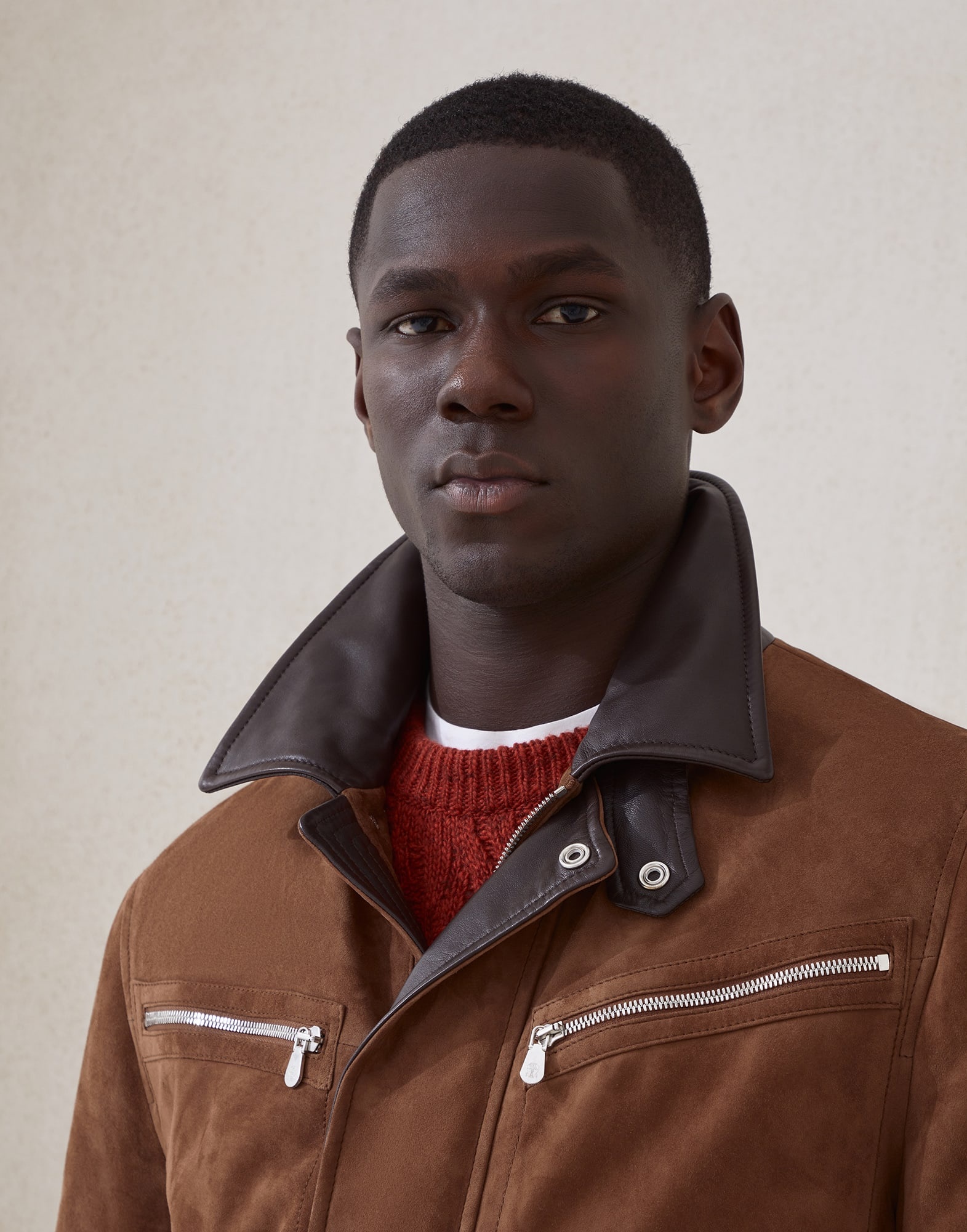 Suede field jacket with Thermore® padding - 3
