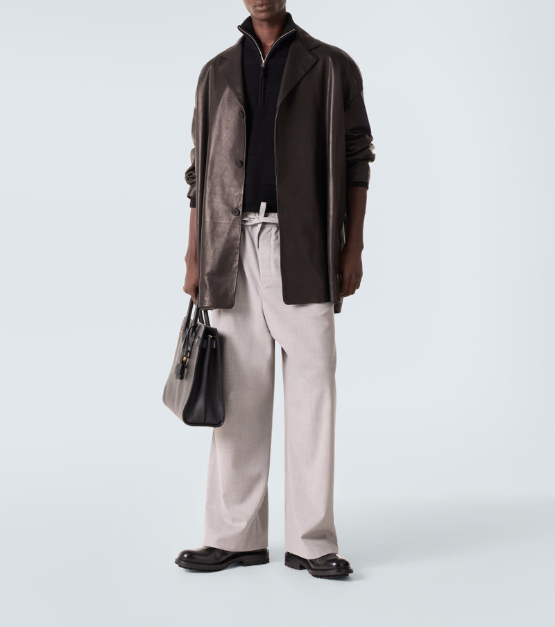 Allude Cotton and cashmere turtleneck sweater outlook