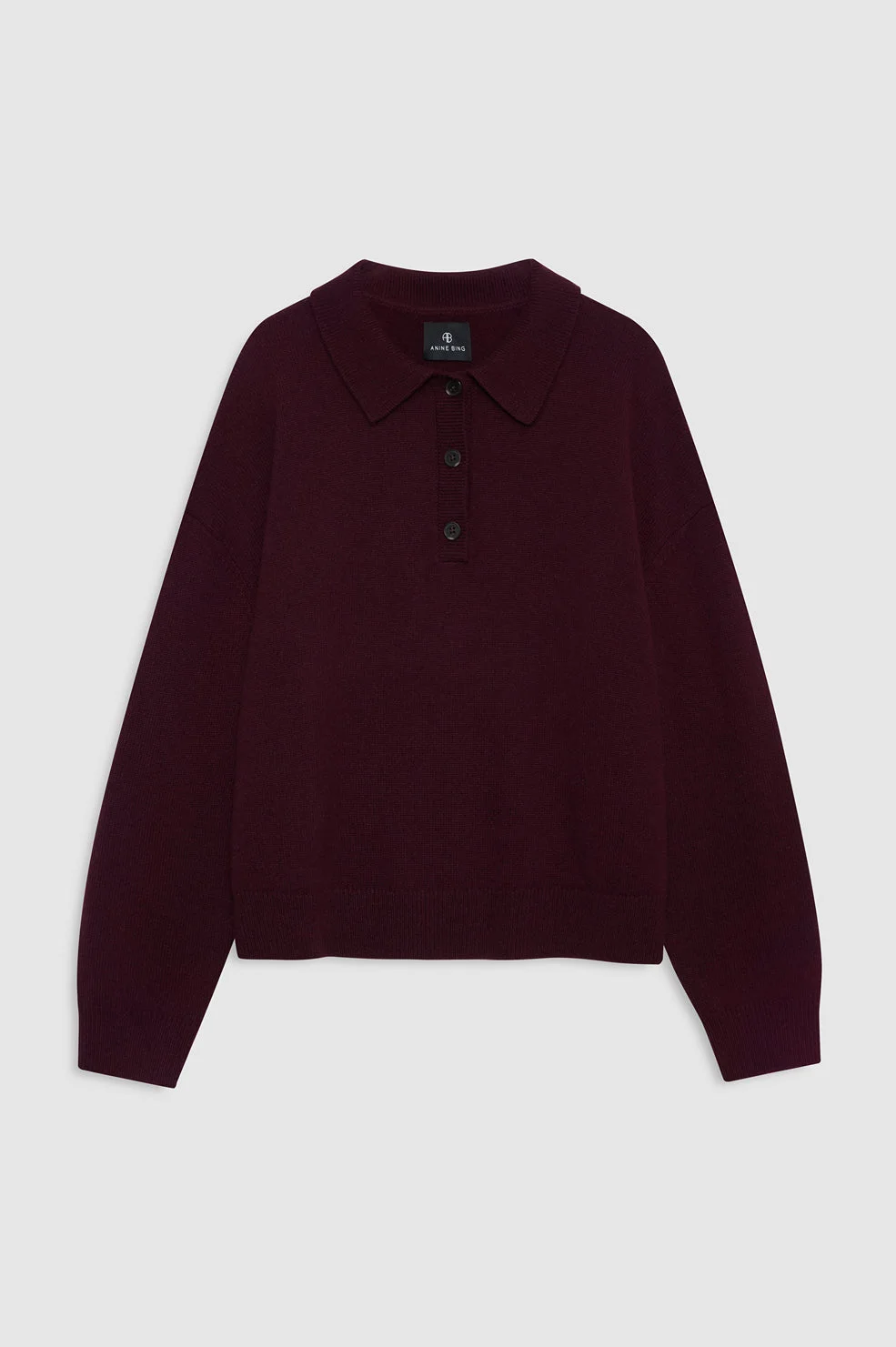 Lee Polo Sweater - Fig - 1