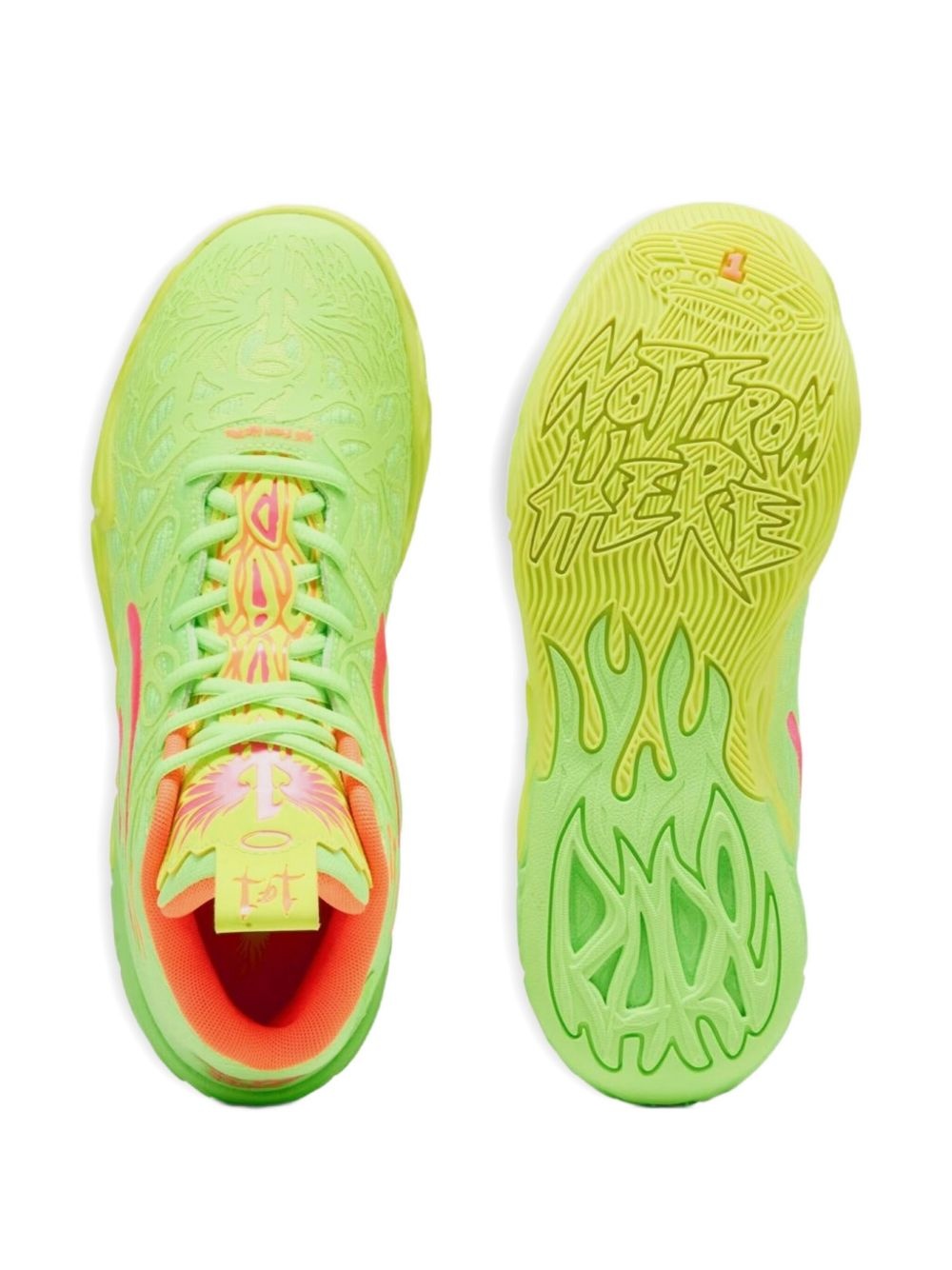 MB.04  "Yellow Alert/Green Glare/Pink Alert" sneakers - 2
