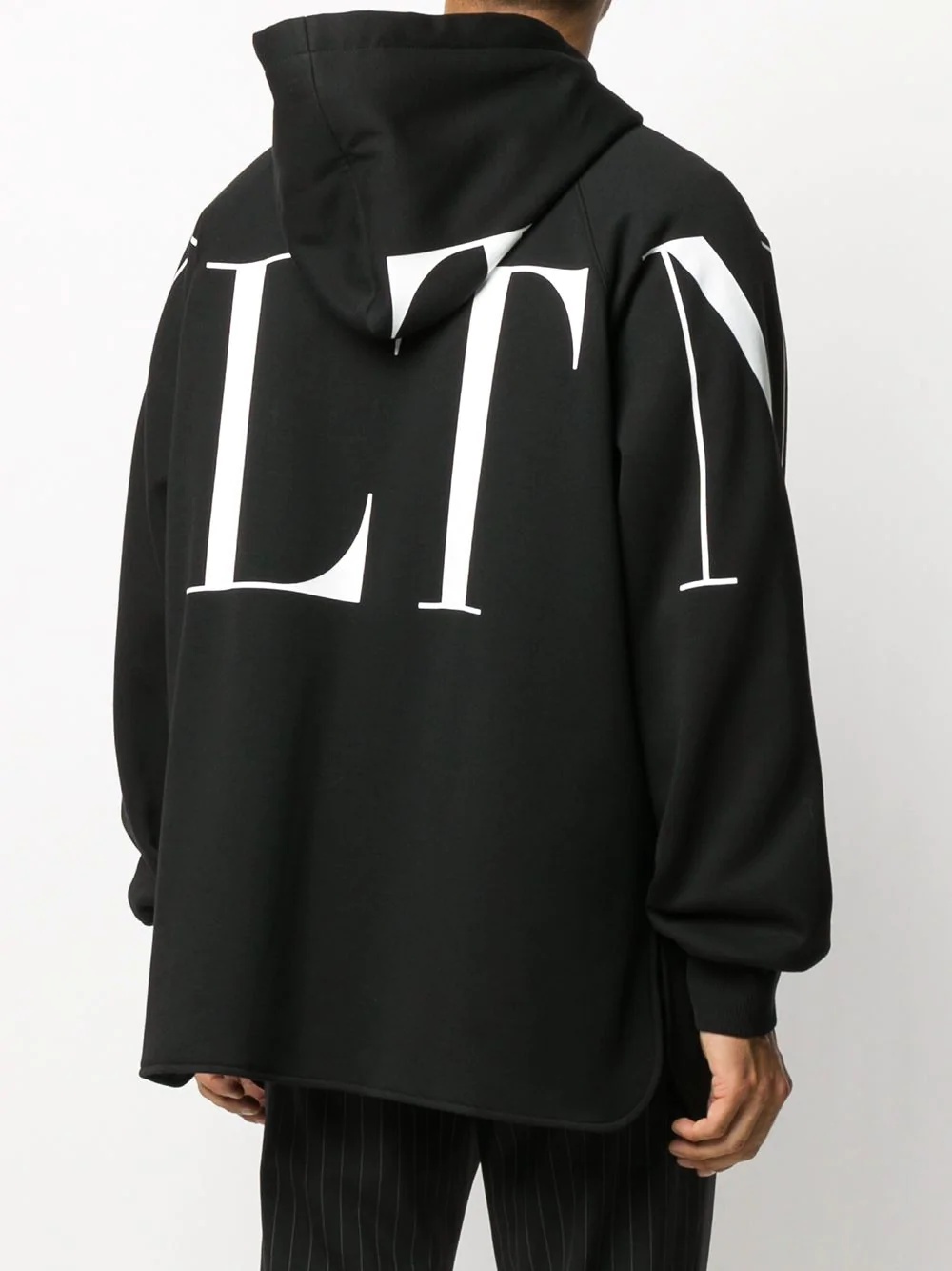 VLTN print hooded jacket - 4