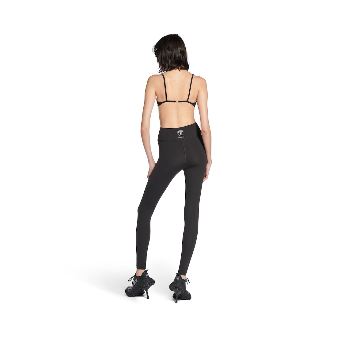 Women's Sporty Bikini in Black - 6