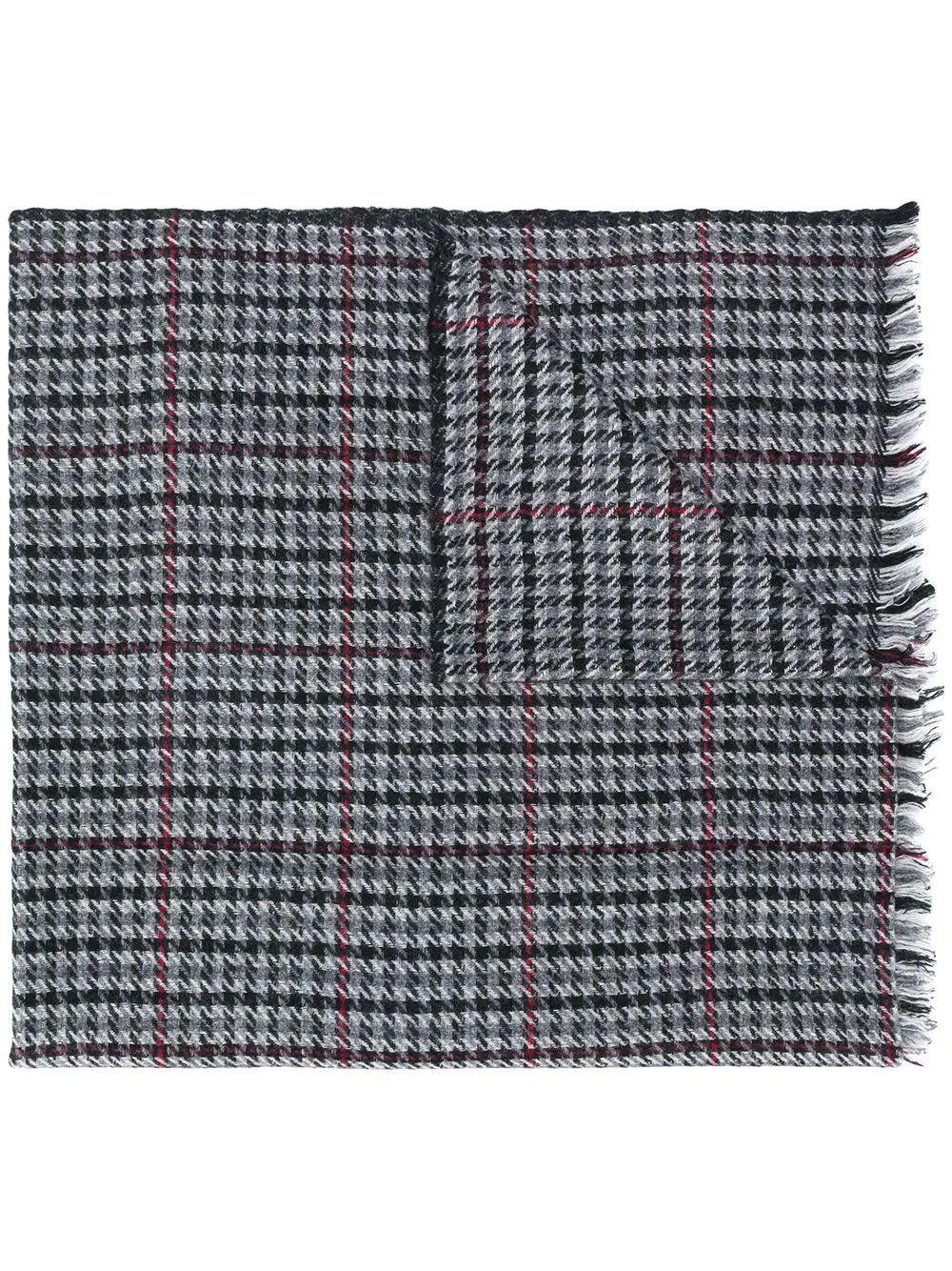 houndstooth check scarf - 1