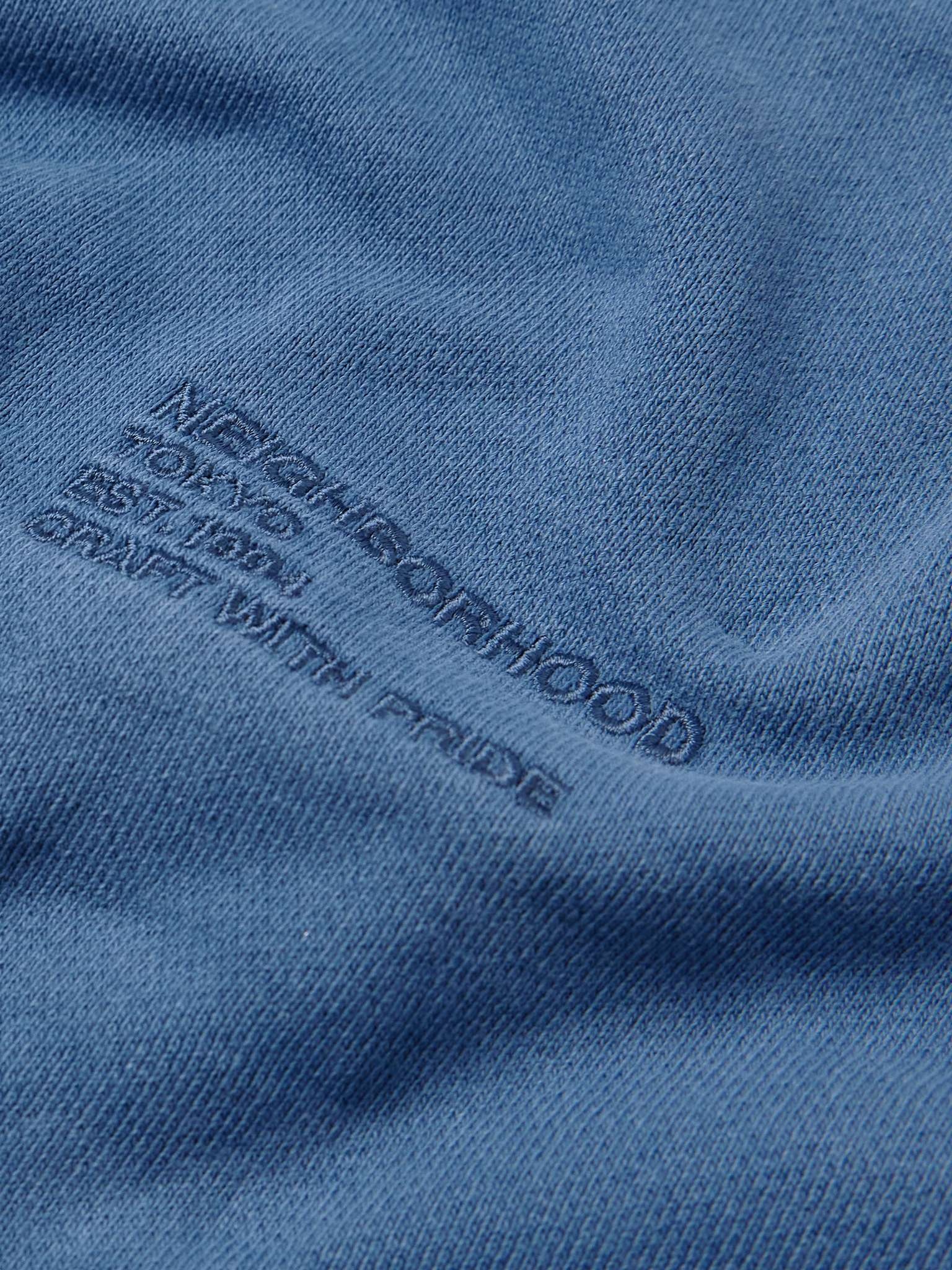 Savage Logo-Embroidered Appliquéd Distressed Cotton-Jersey Sweatshirt - 4
