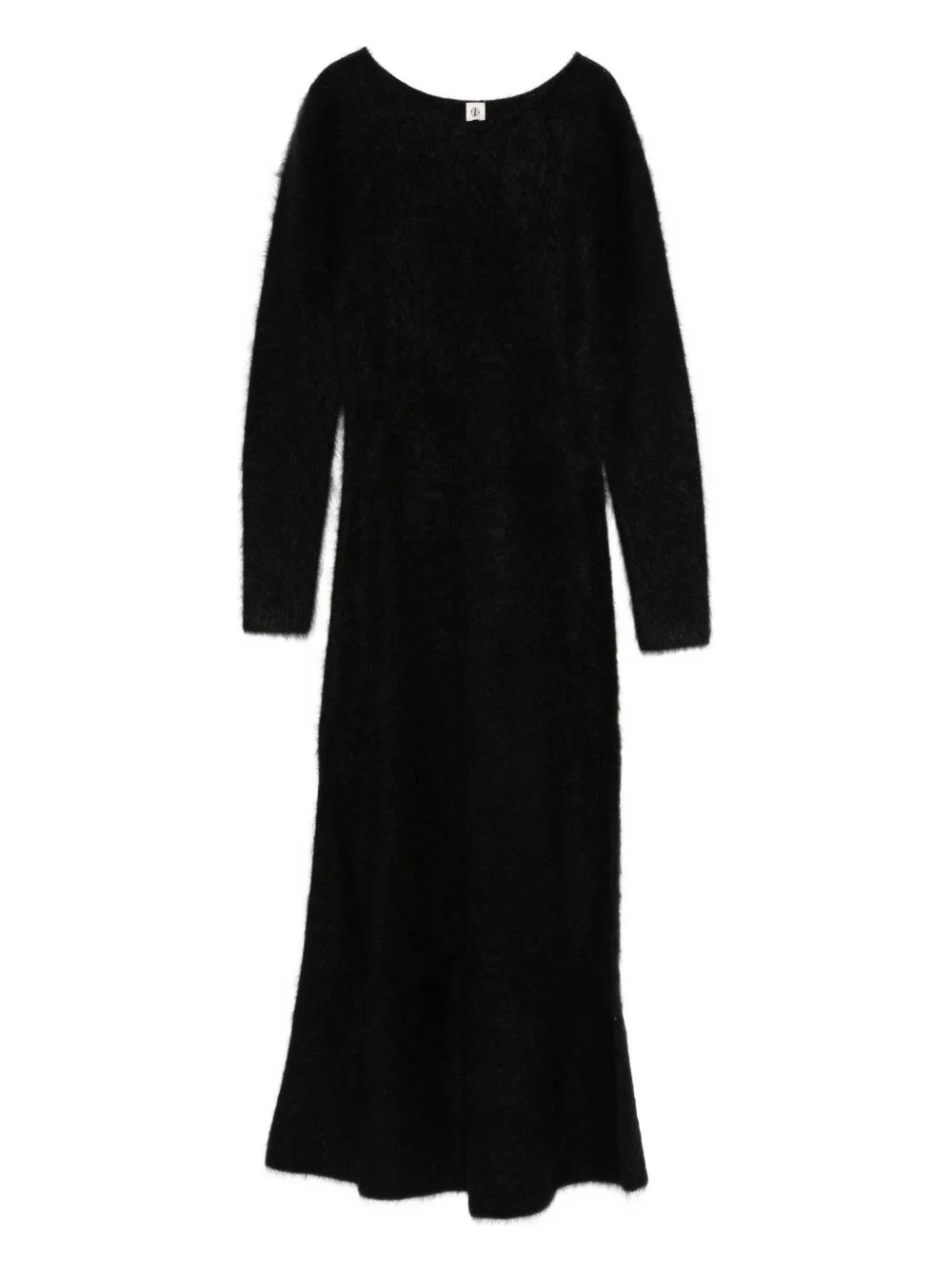long-sleeved maxi dress - 1