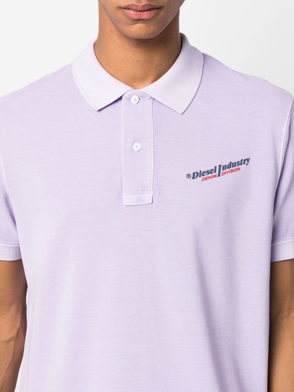 logo-print short-sleeved polo shirt - 5