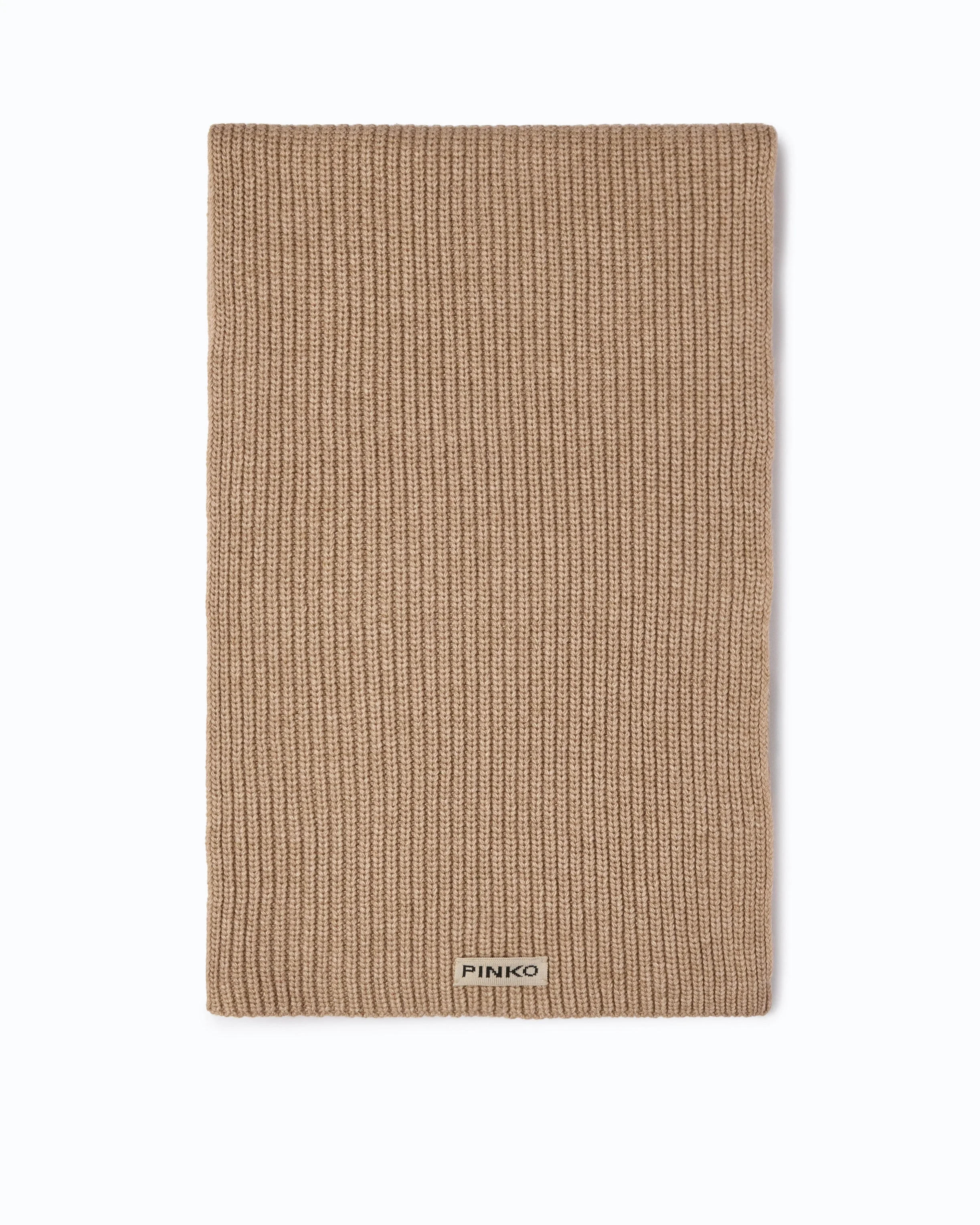RIBBED CASHMERE- AND WOOL-BLEND SCARF - 1