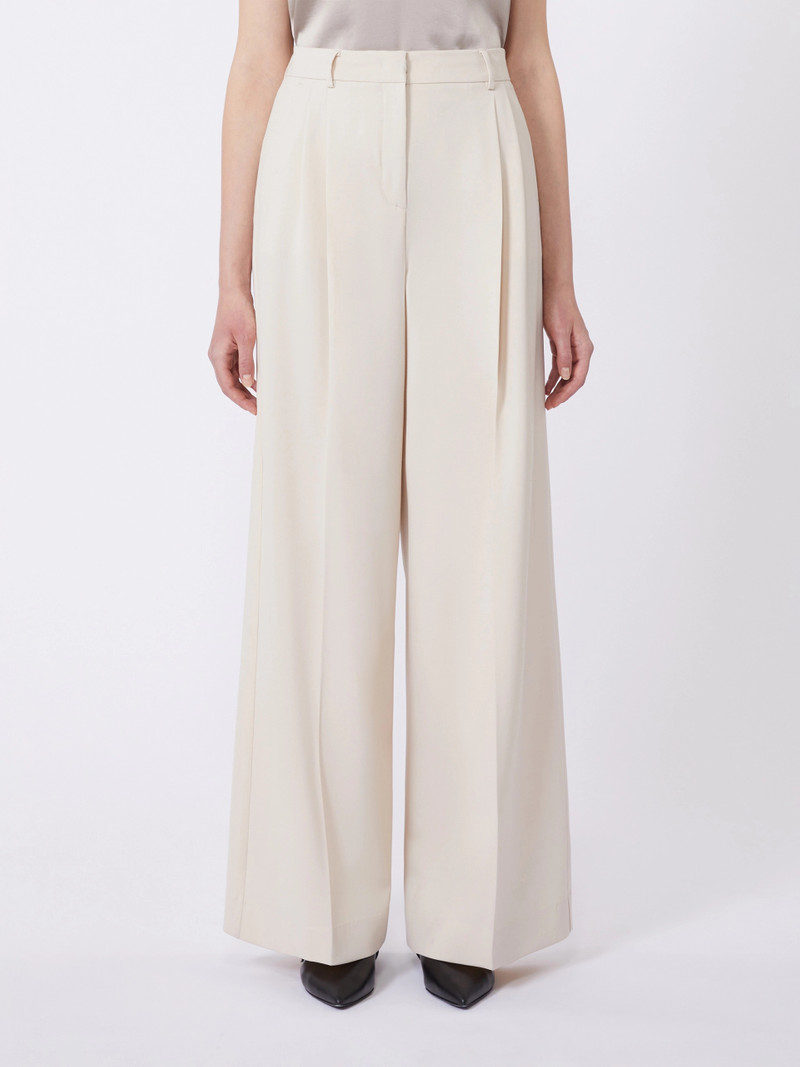 ASTA Wool-blend trousers - IVORY 3