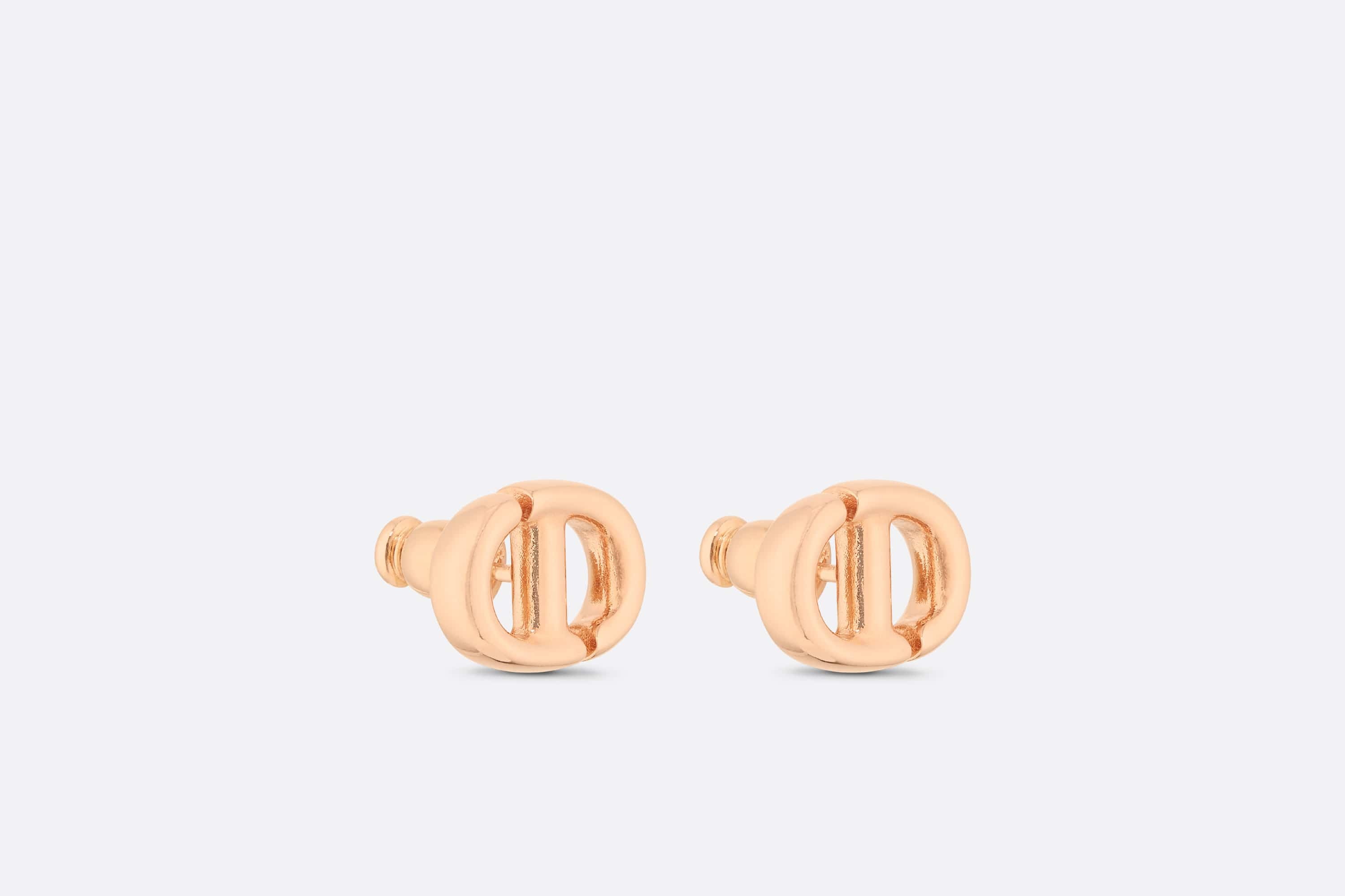 CD Navy Stud Earrings - 2